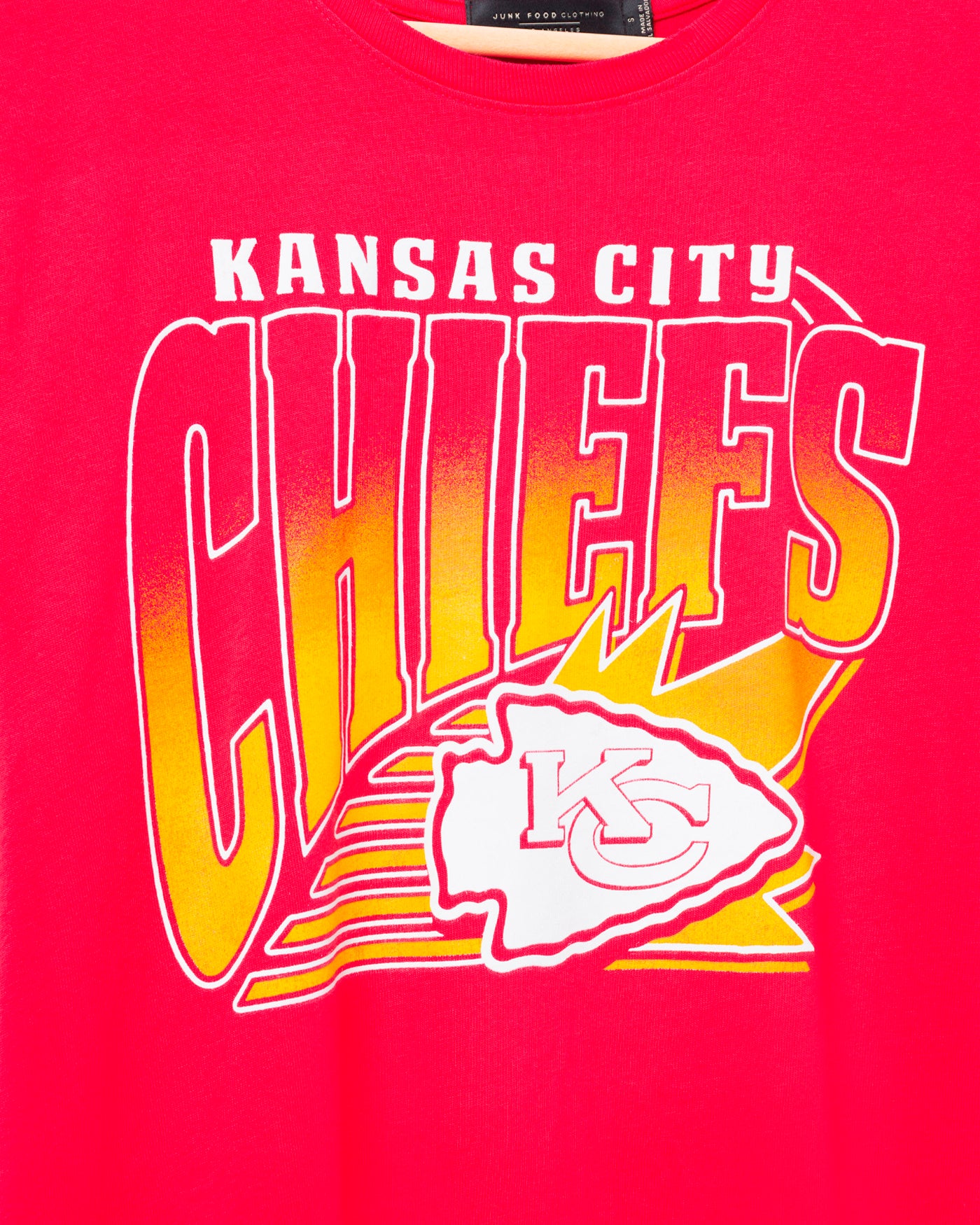 Women's Kansas City Chiefs Vintage Tee - Image 4