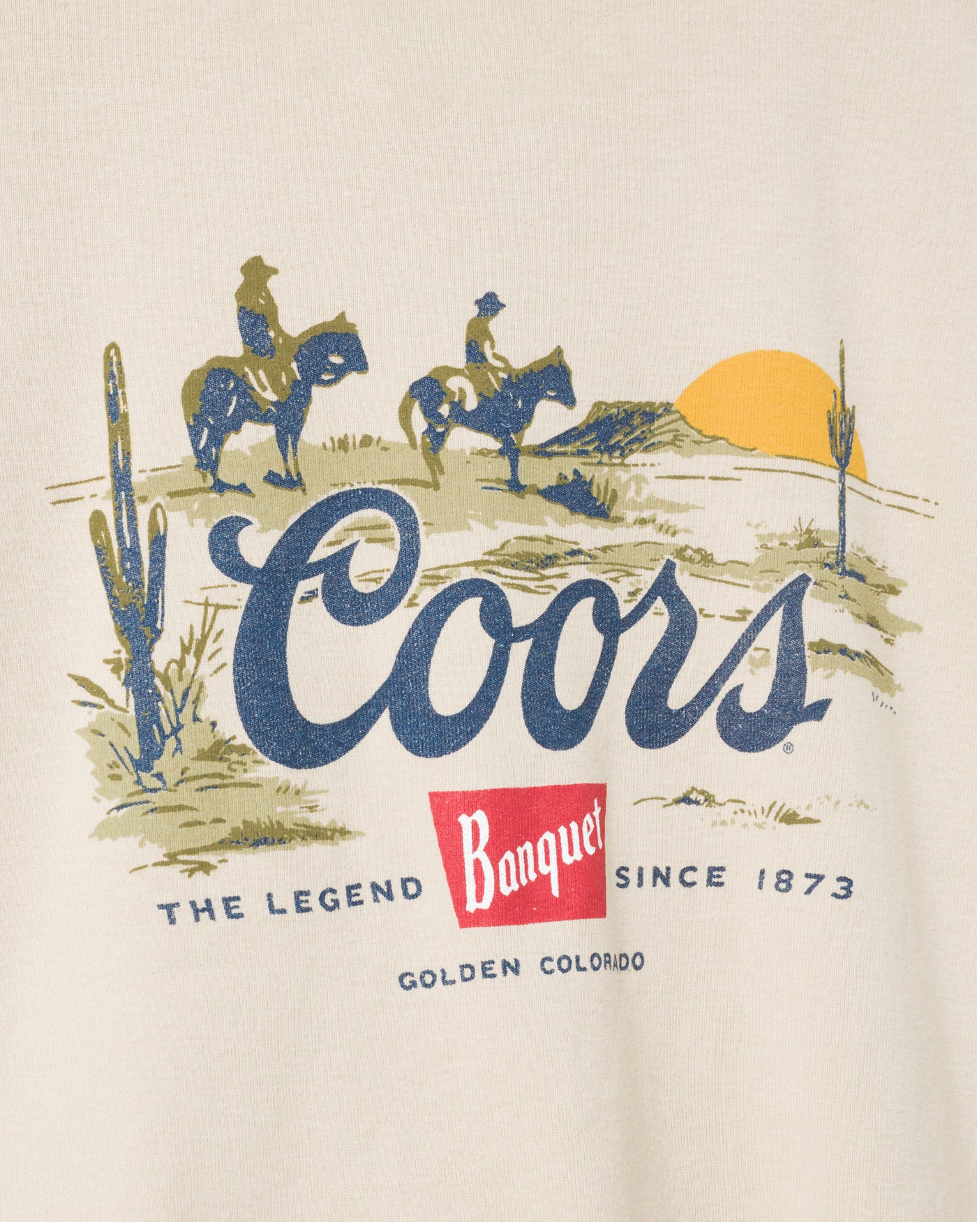 Women's Coors Golden Beer Baby Tee - Image 4