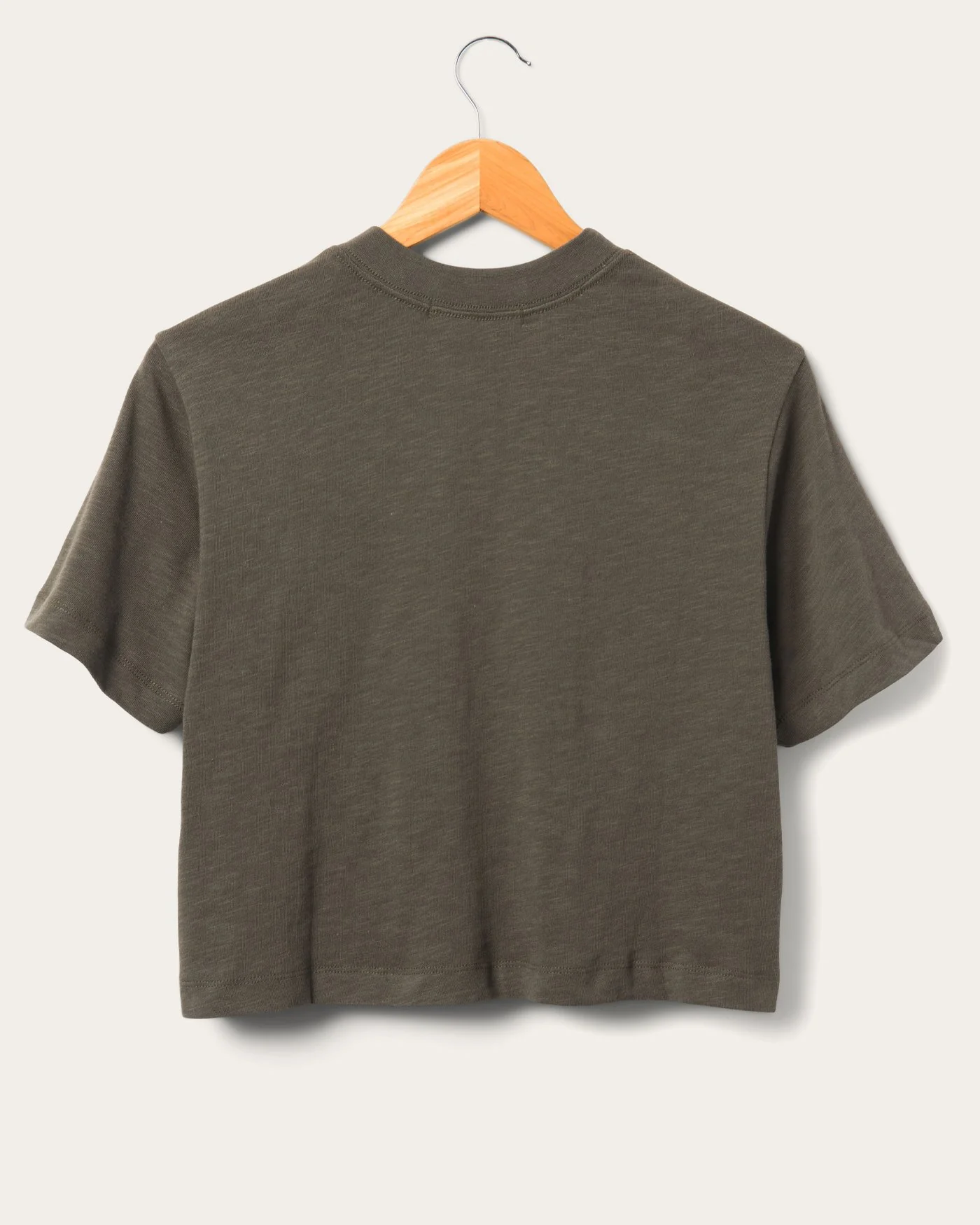 Women's Crop Mock Neck Tee - Image 5