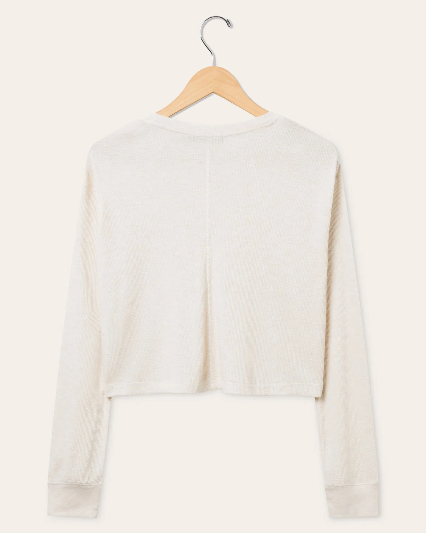 Women's Cropped Long Sleeve Thermal - Image 2