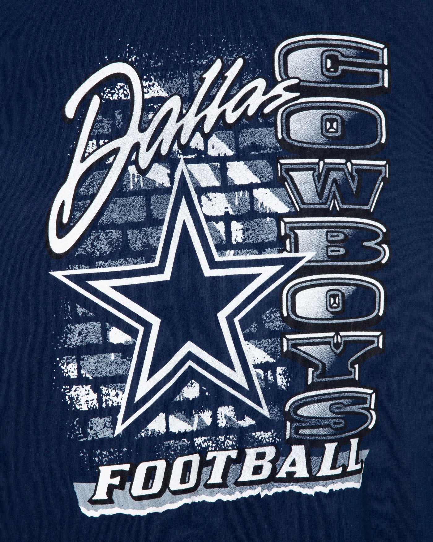 Women's Dallas Cowboys Brick Vintage Tee - Image 3
