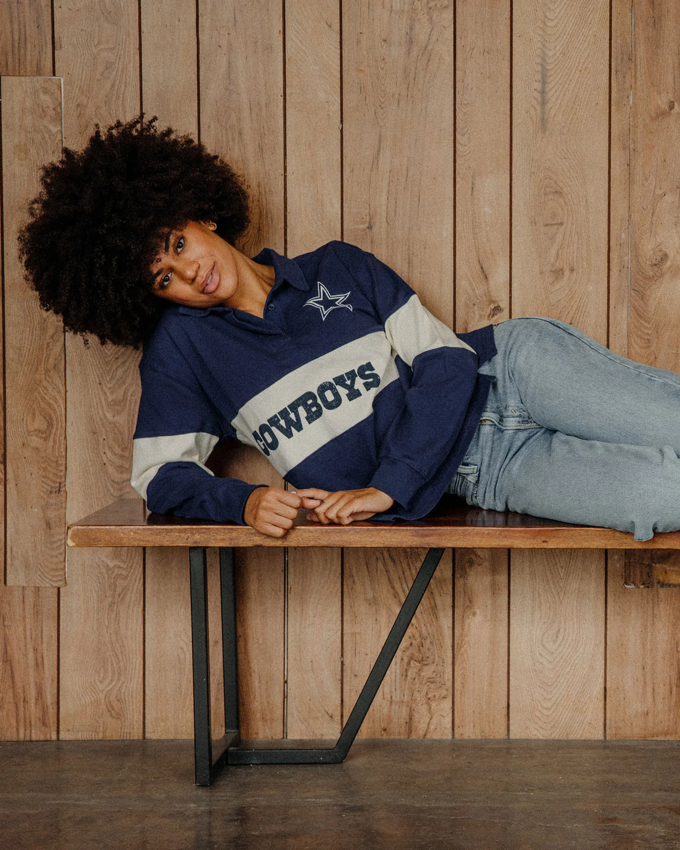 Women's Dallas Cowboys Rugby Long Sleeve - Image 4
