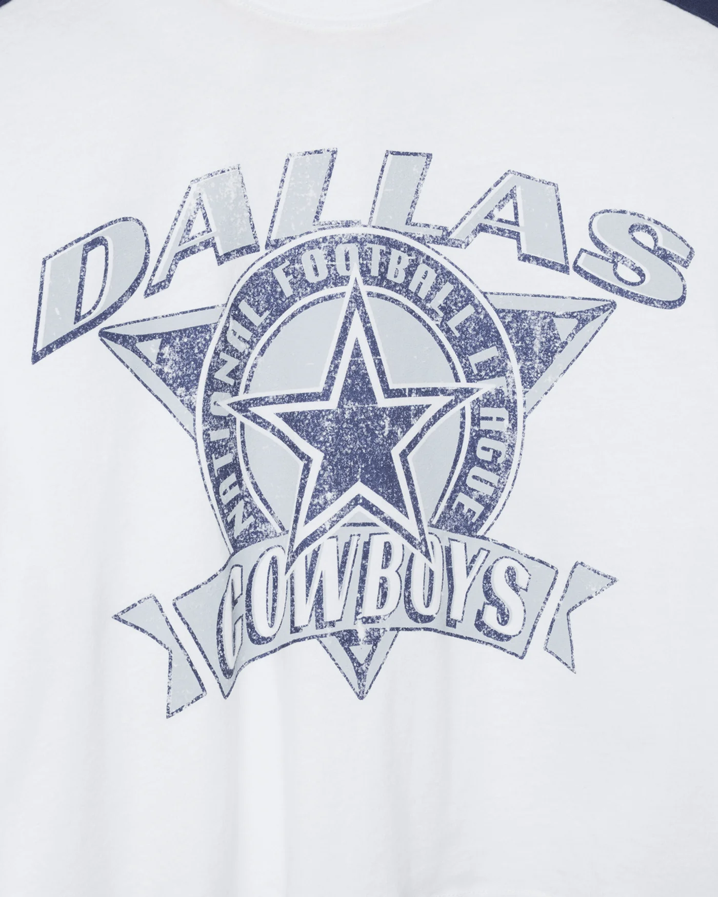 Women's Dallas Cowboys Striped Crop Tee - Image 3