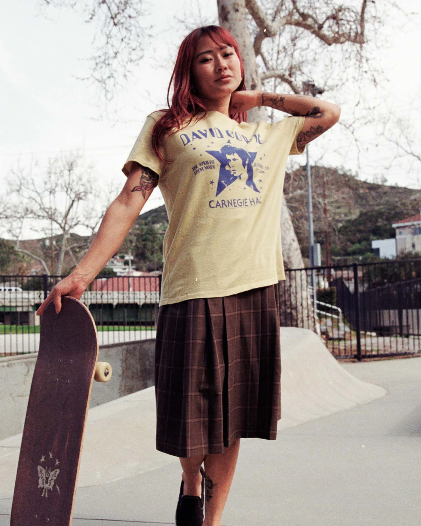 Women's David Bowie Carnegie Hall Vintage Tee - Image 2