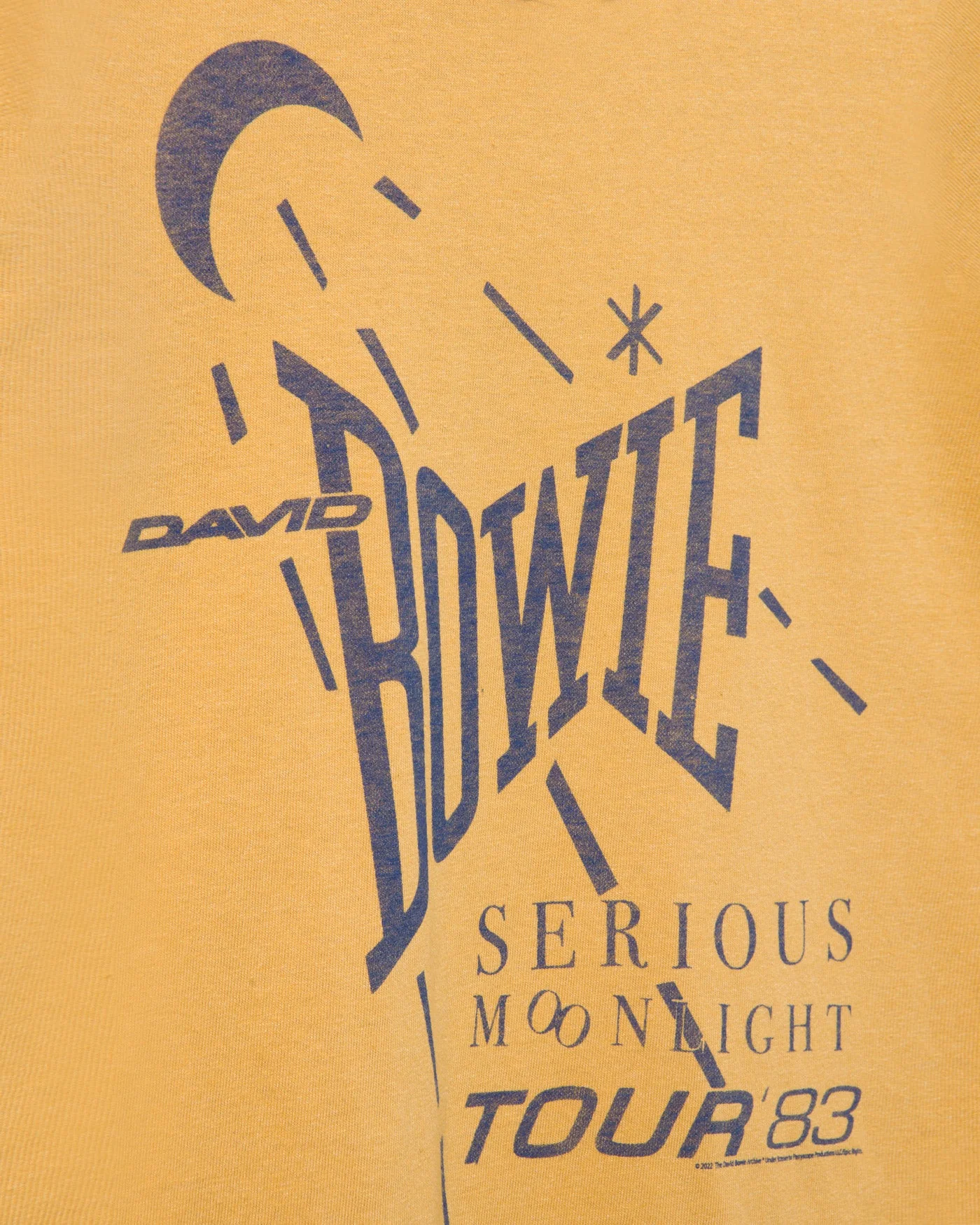 Women's David Bowie US Tour '82 Original Tee - Image 4