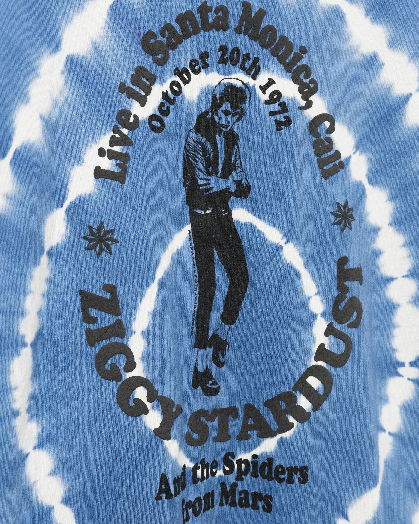 Women's David Bowie Ziggy Swirl Vintage Tee - Image 4