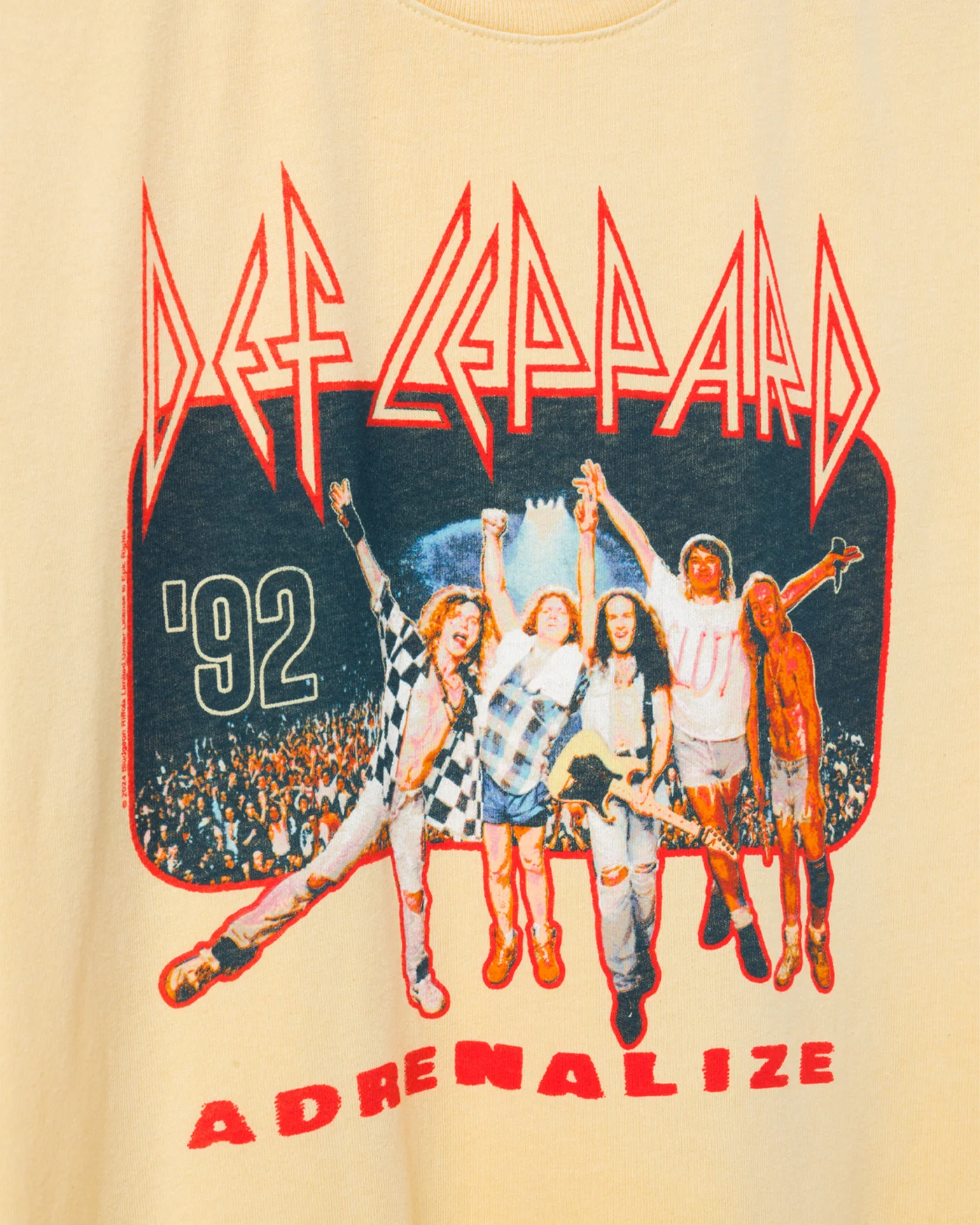 Women's Def Leppard 92 Vintage Tee - Image 6