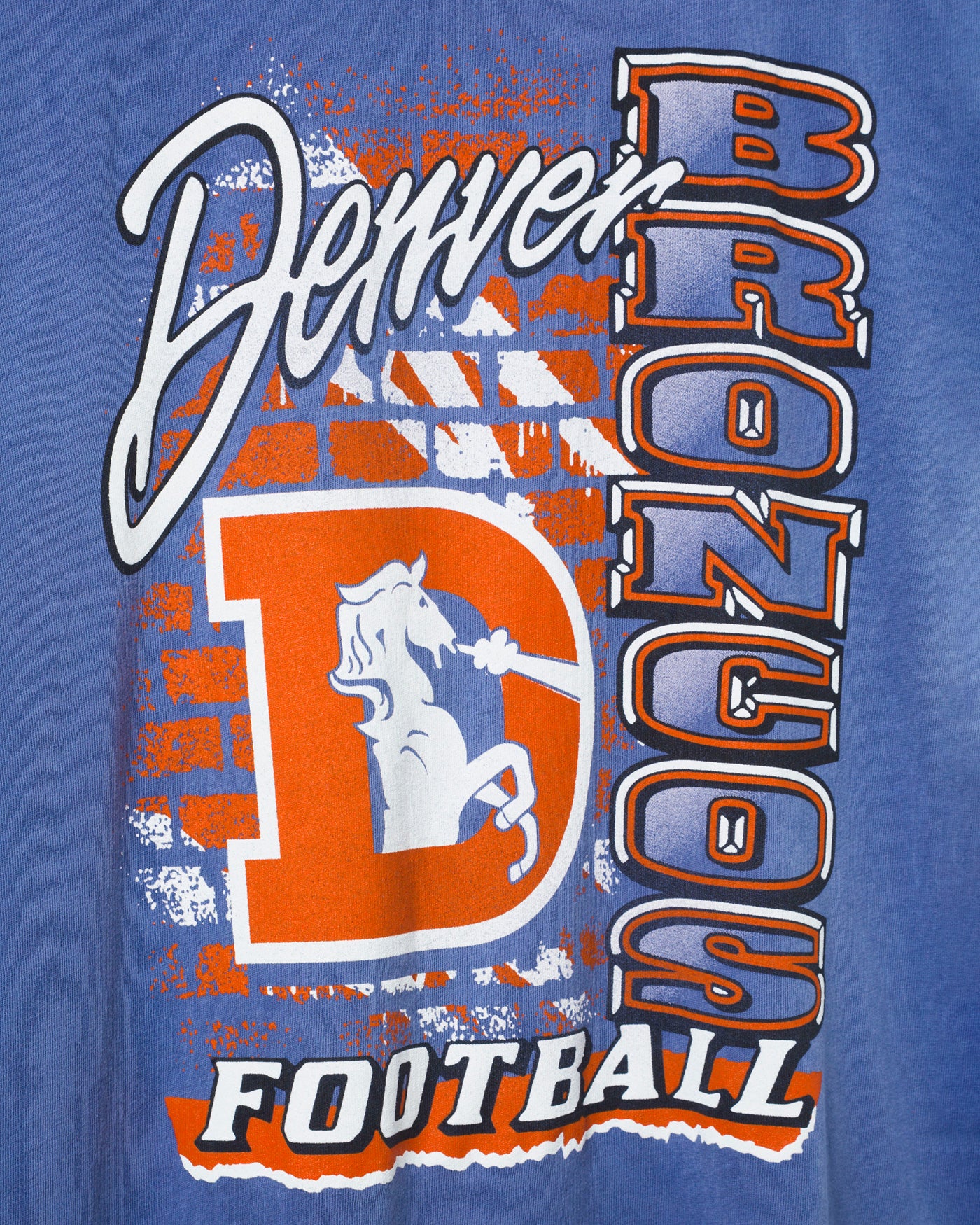 Women's Denver Broncos Brick Vintage Tee - Image 5