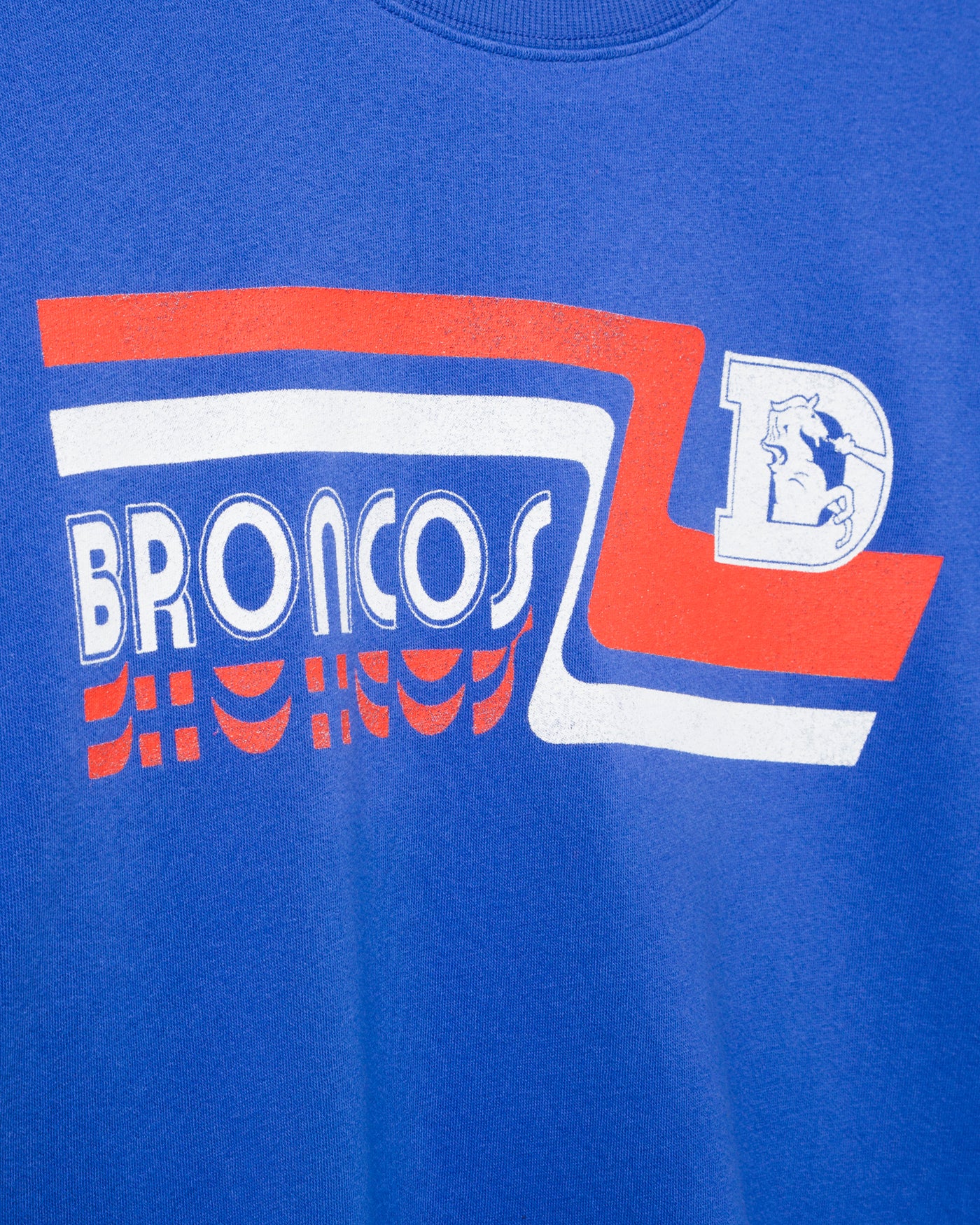 Women's Denver Broncos Retro Crop Fleece - Image 3