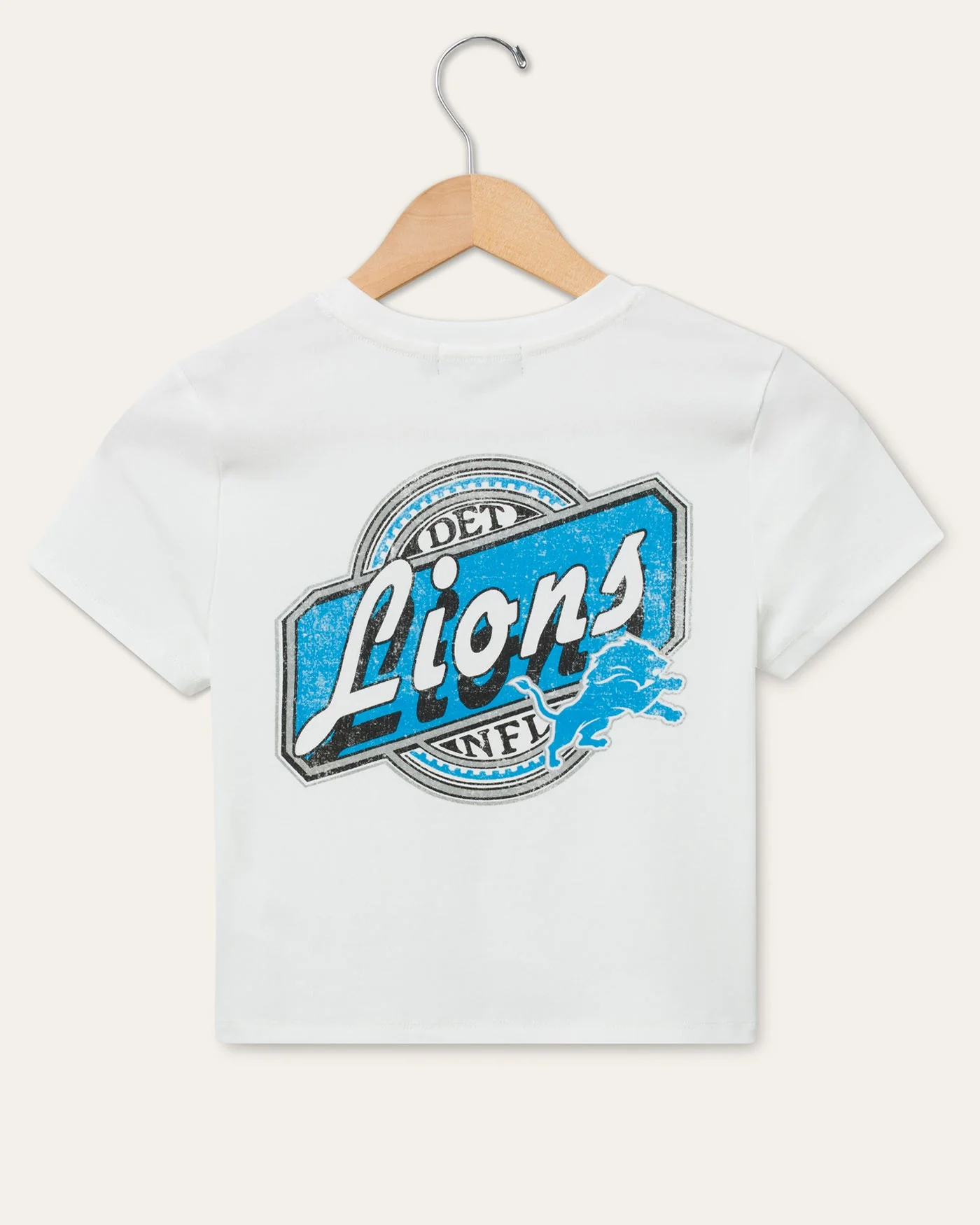 Women's Detroit Lions Cheers Baby Tee - Image 2