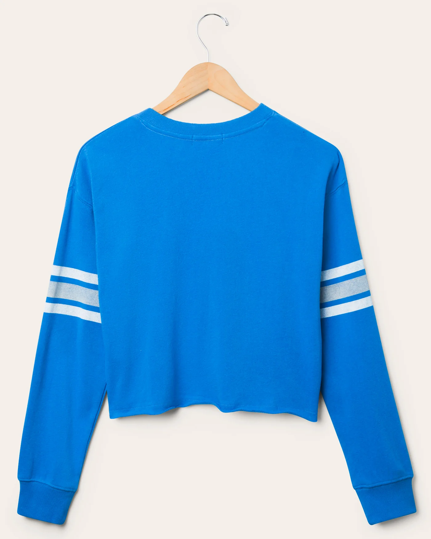 Women's Detroit Lions Retro Crop Fleece - Image 2