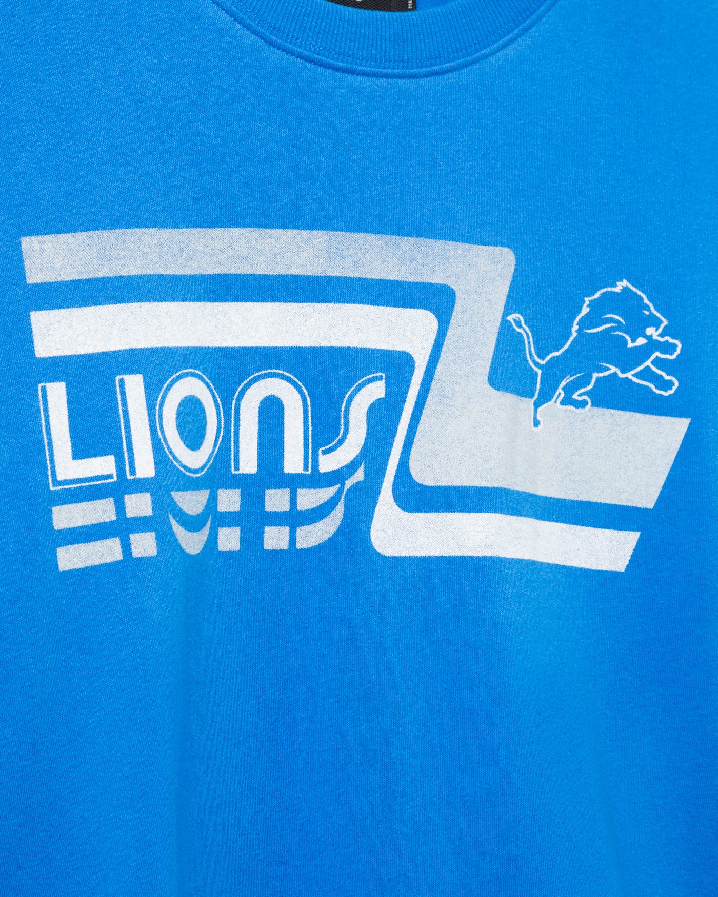 Women's Detroit Lions Retro Crop Fleece - Image 3