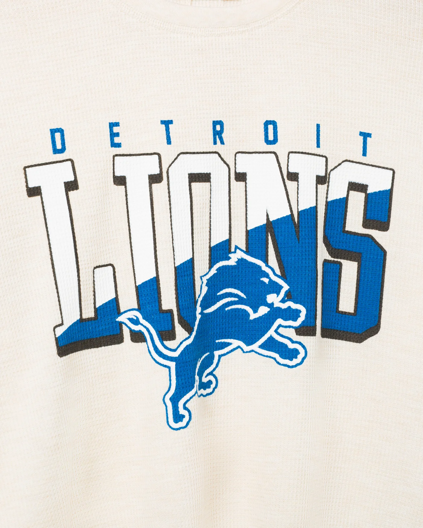 Women's Detroit Lions Slant Crop Thermal - Image 3