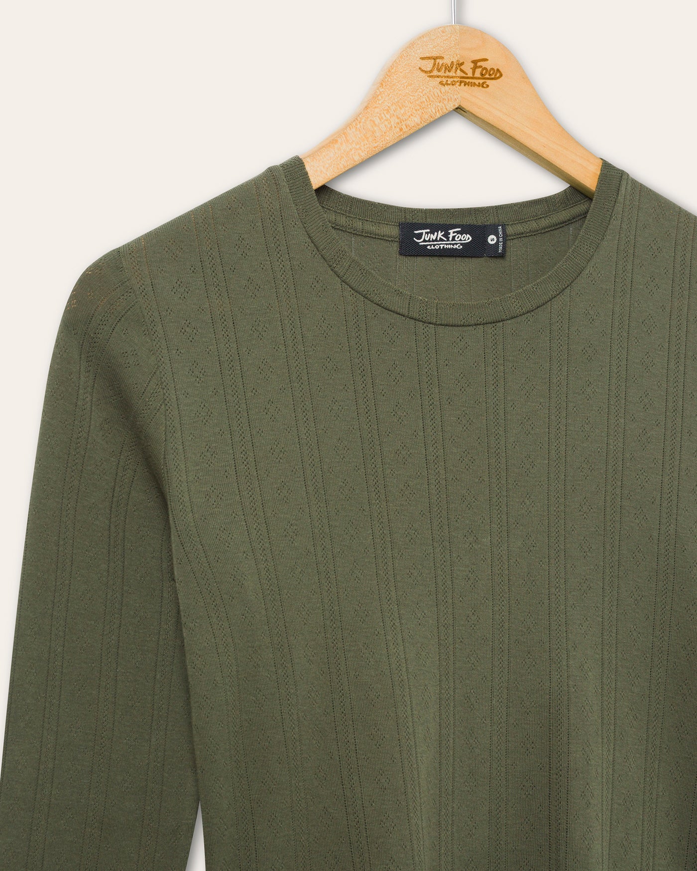 Women's Pointelle Long Sleeve - Image 4