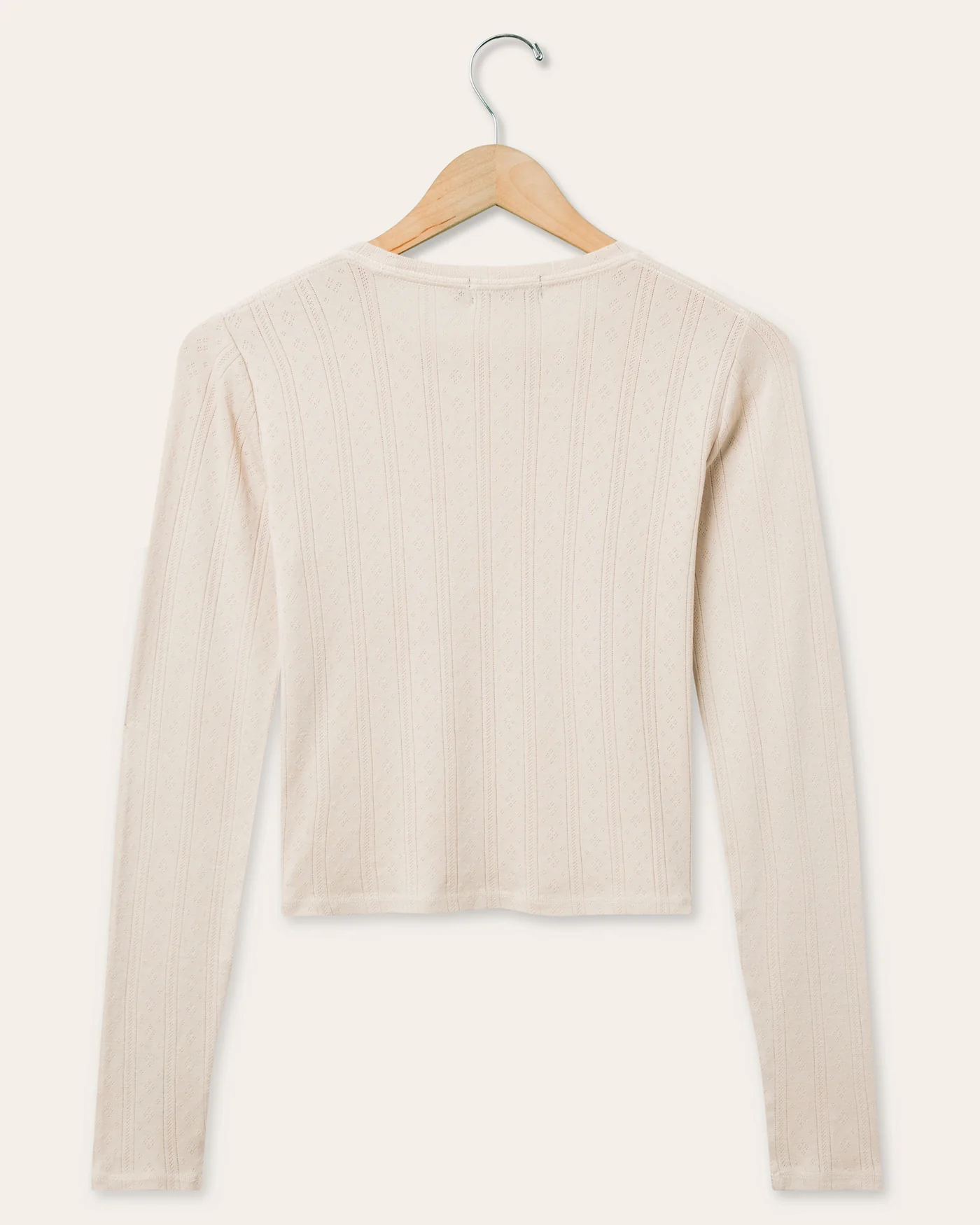 Women's Pointelle Long Sleeve - Image 3