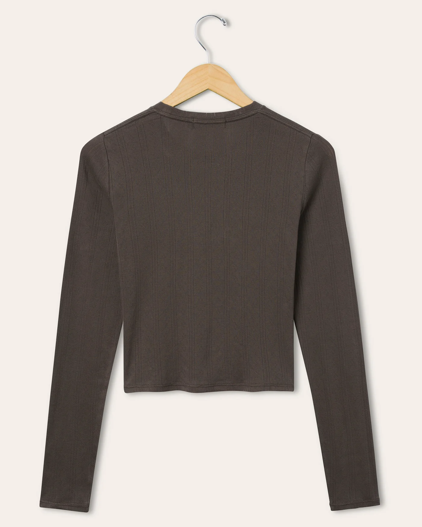 Women's Pointelle Long Sleeve - Image 3