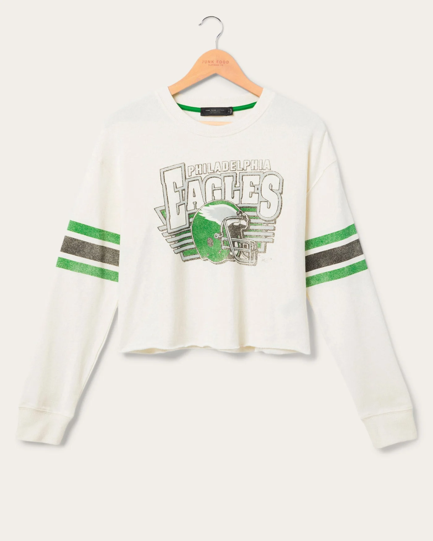 Women's Philadelphia Eagles Kickoff Crop Crew Fleece