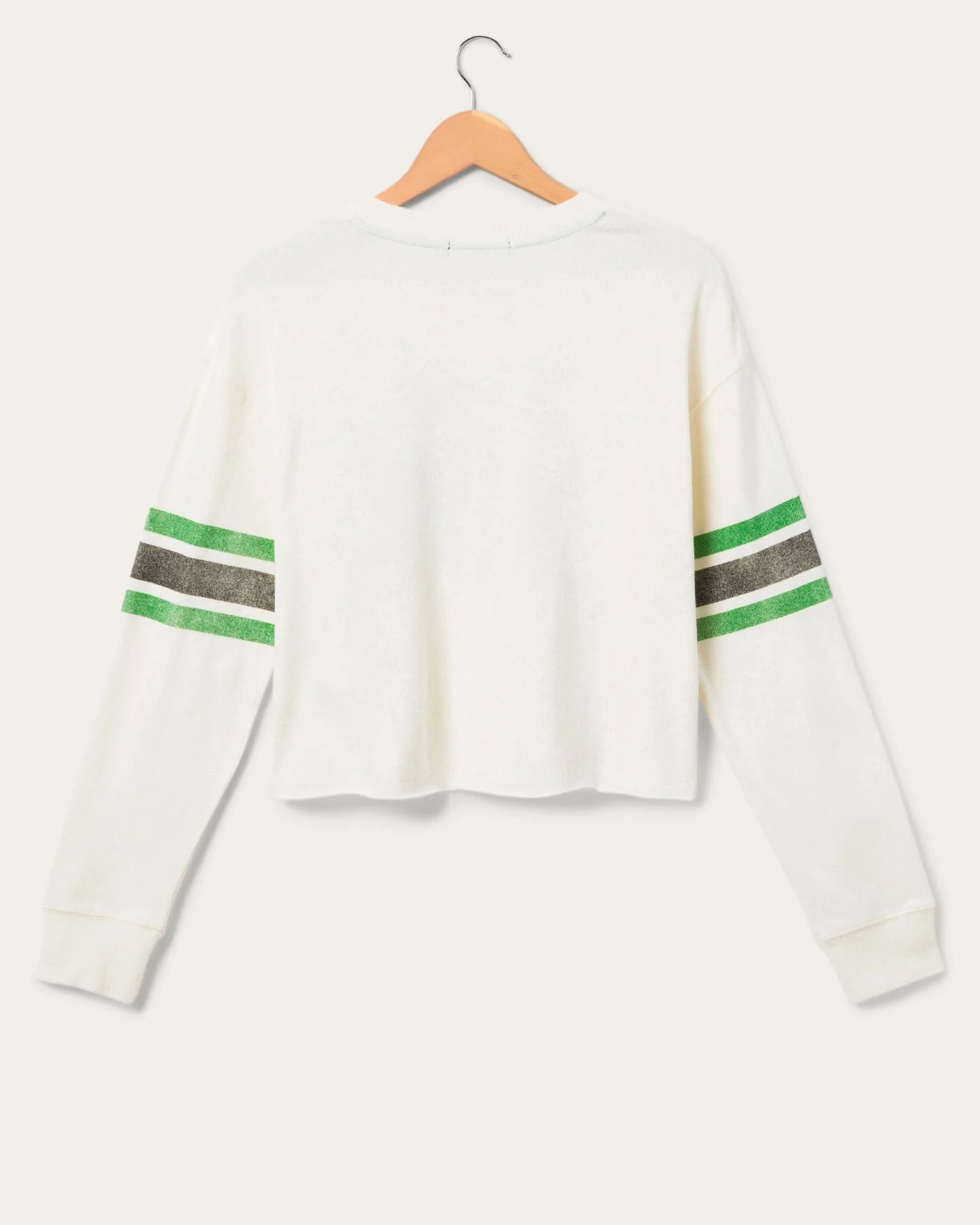 Women's Philadelphia Eagles Kickoff Crop Crew Fleece - Image 2