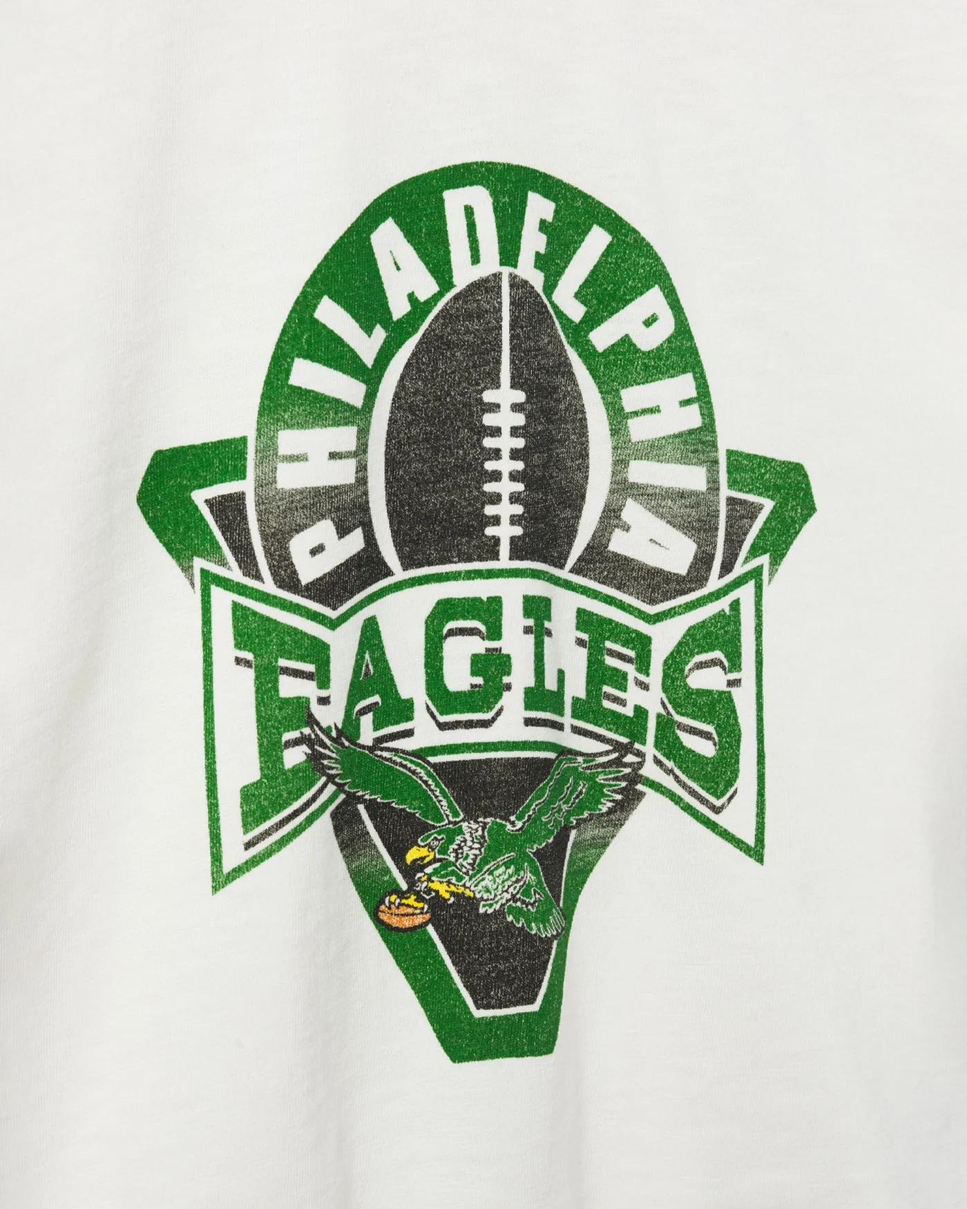 Women's Philadelphia Eagles Mock Neck Crop Tee - Image 4