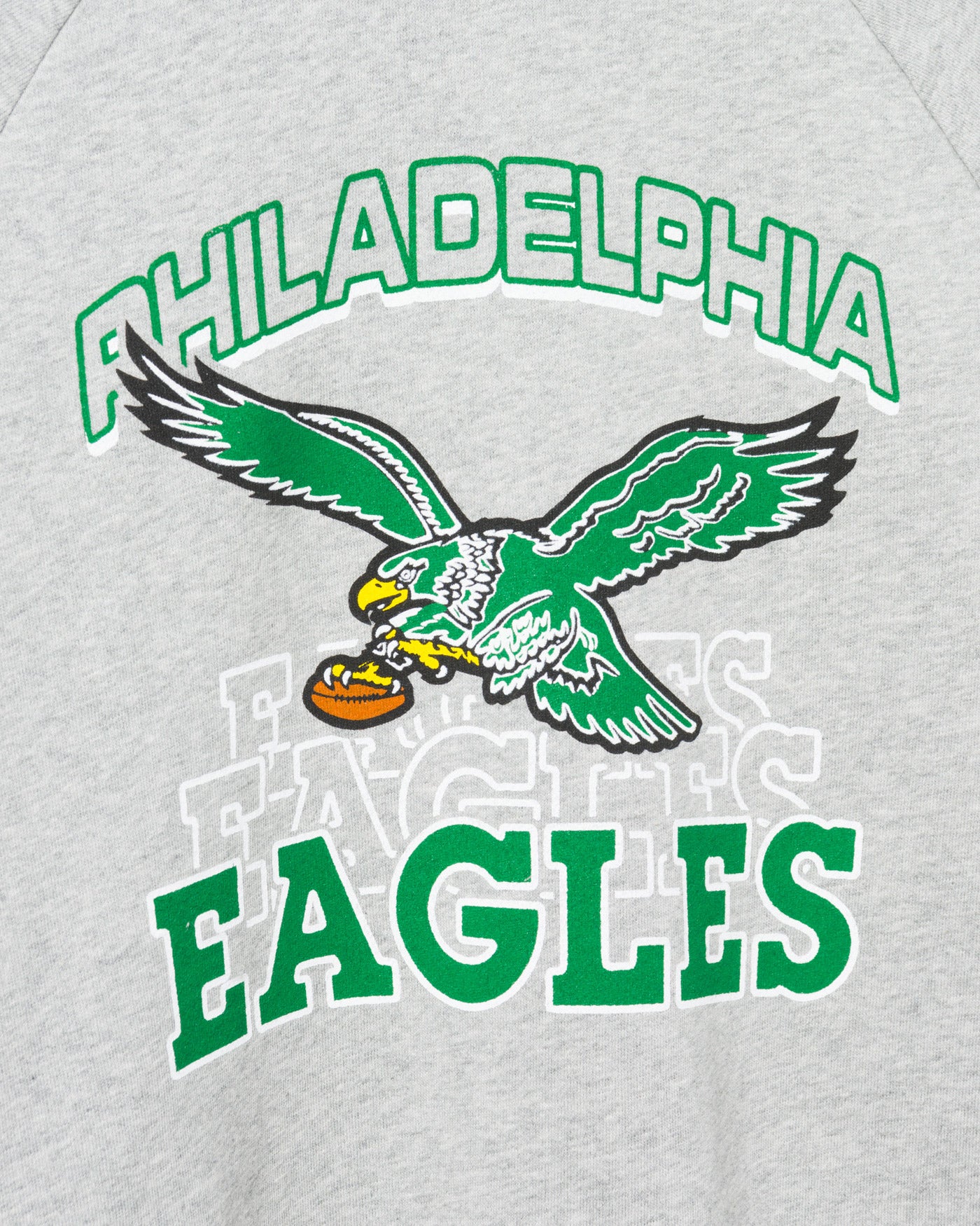Women's Philadelphia Eagles Repeat Vintage Raglan Pullover - Image 3