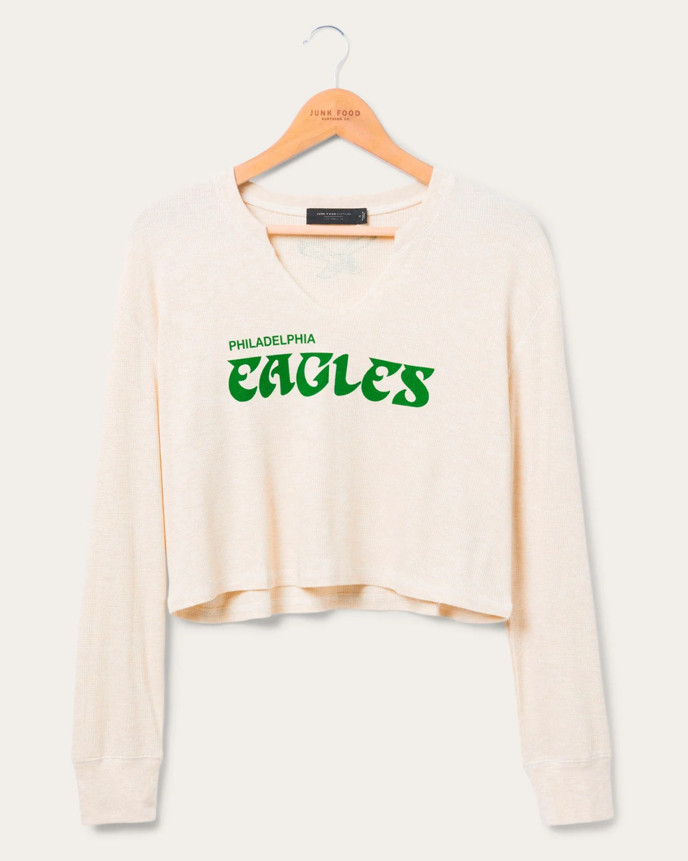 Women's Philadelphia Eagles Sunday Crop Thermal