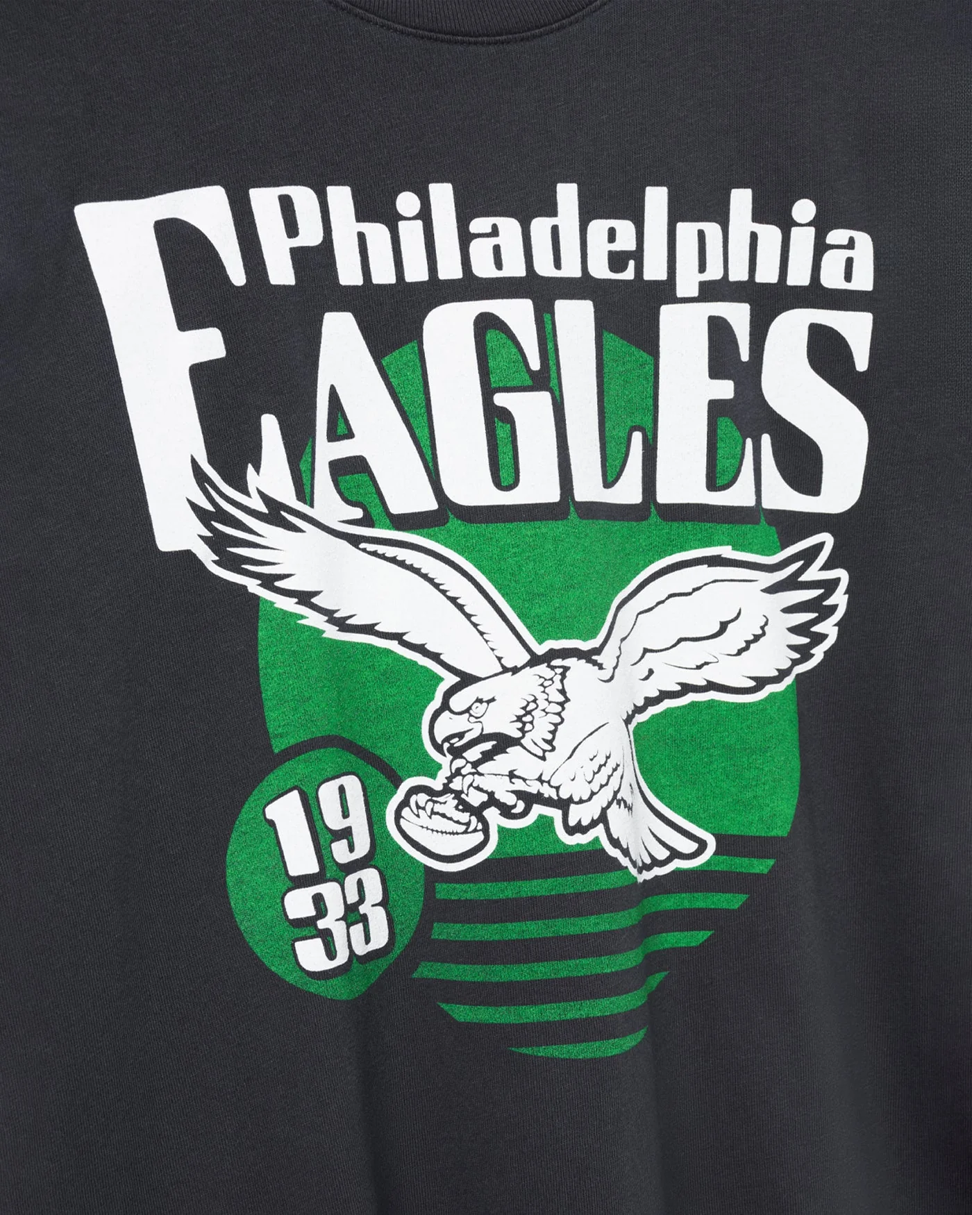 Women's Philadelphia Eagles Sunset Vintage Tee - Image 3