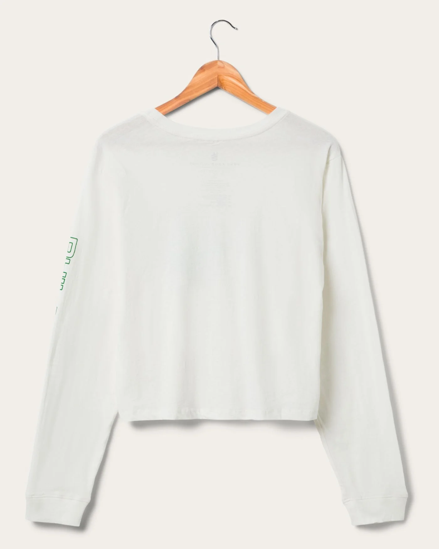Women's Philadelphia Eagles Touchdown Long Sleeve Cropped Tee - Image 3