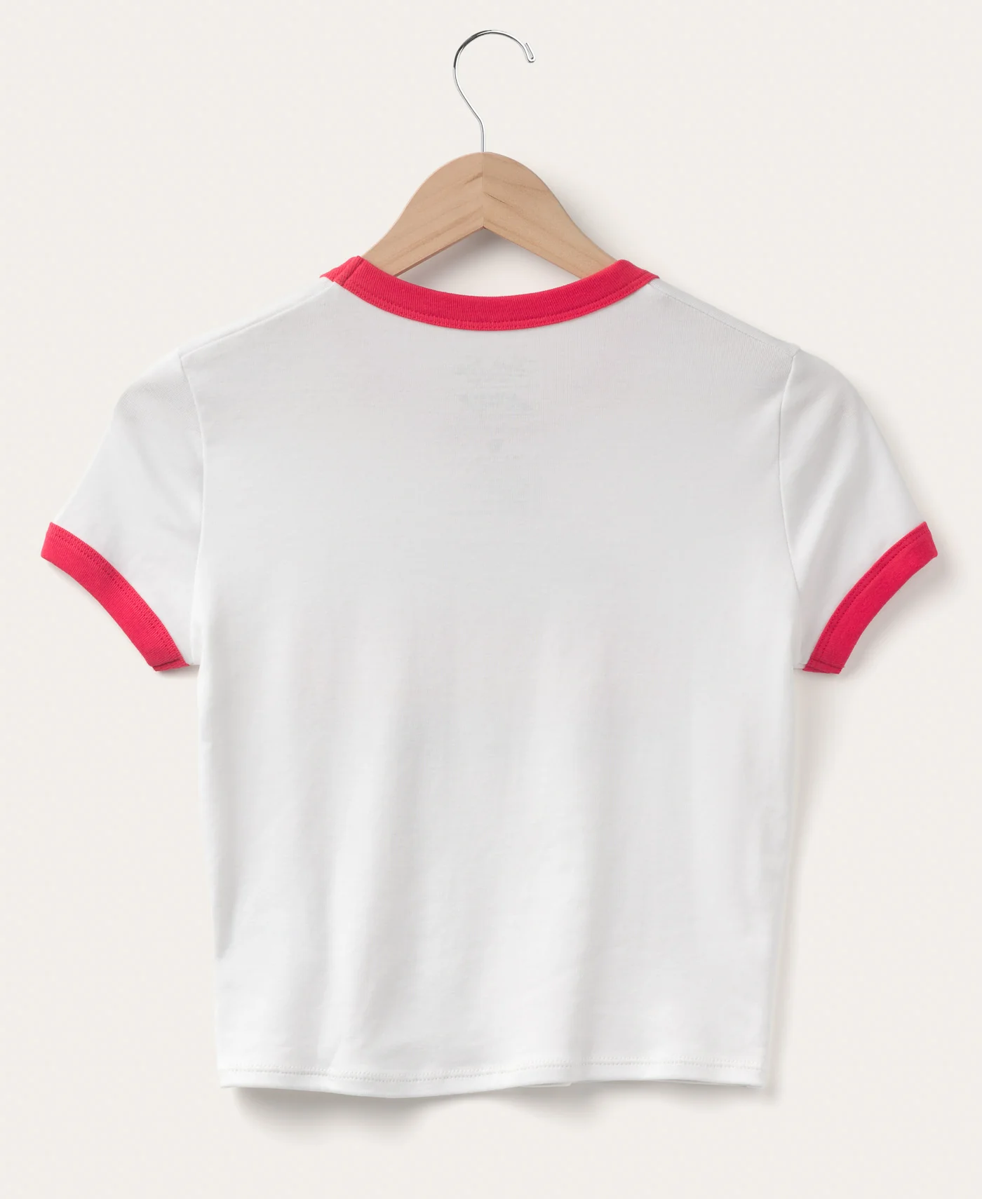 Women's F1 Stripe Ringer Baby Tee - Image 2