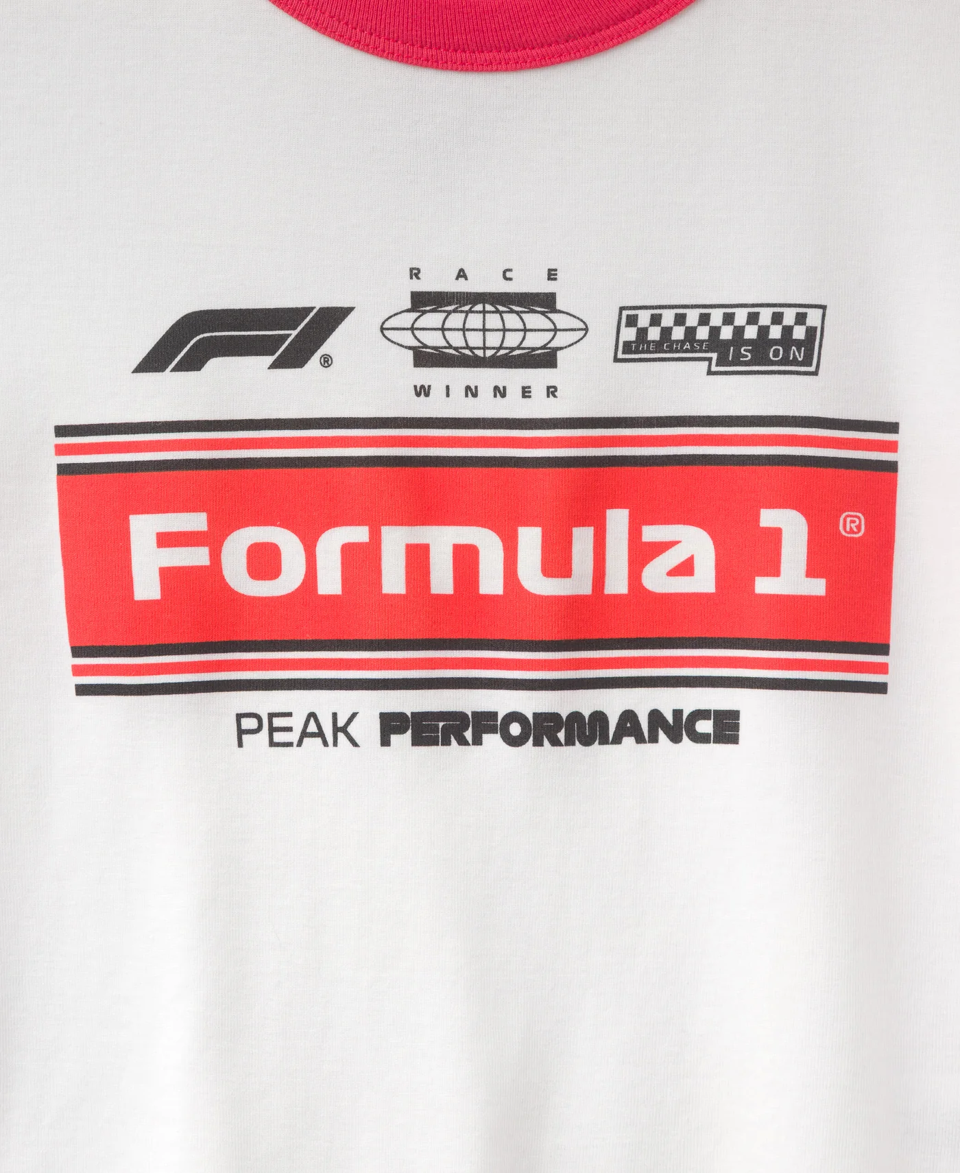 Women's F1 Stripe Ringer Baby Tee - Image 3
