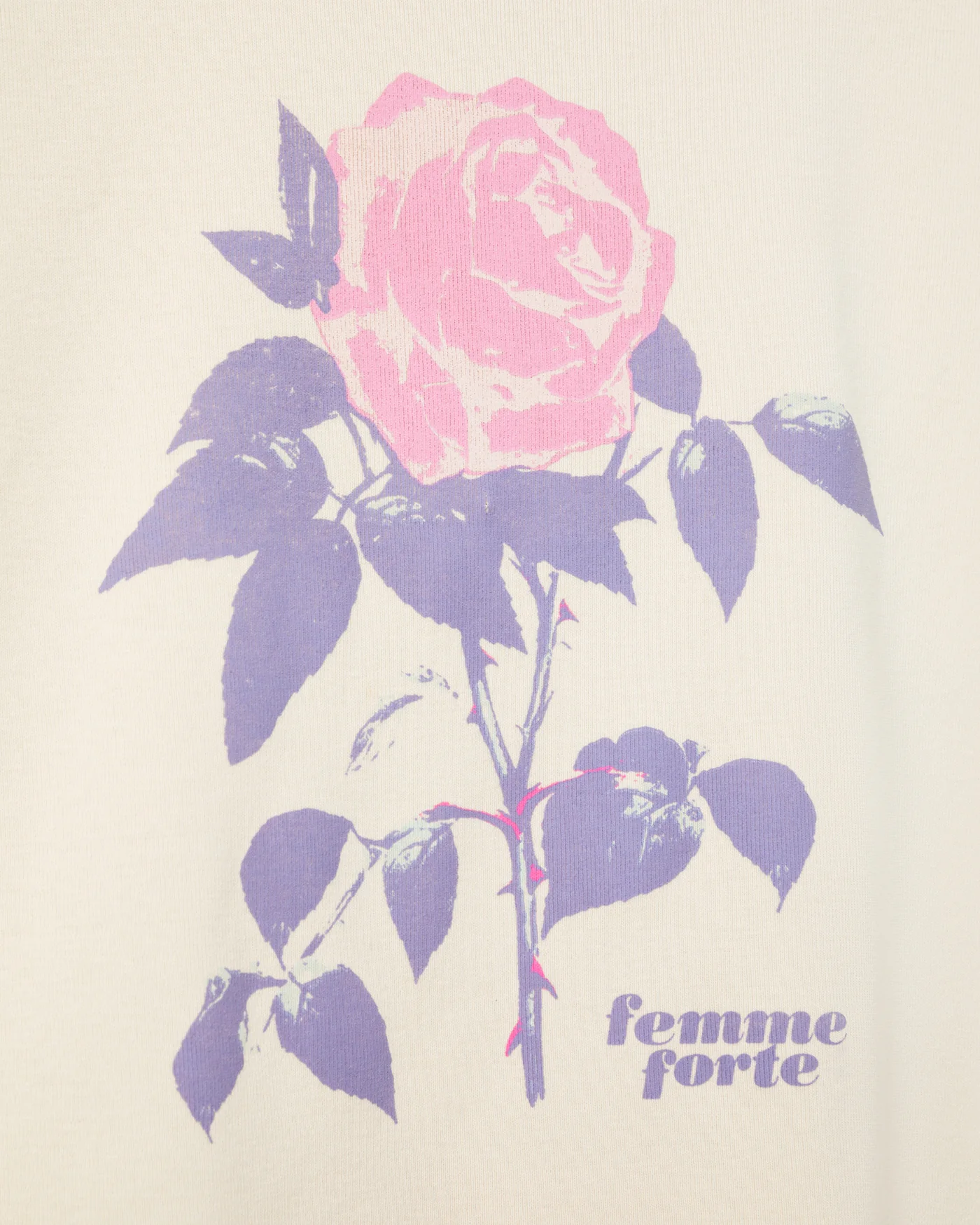 Women's Femme Forte Rose Baby Tee - Image 4