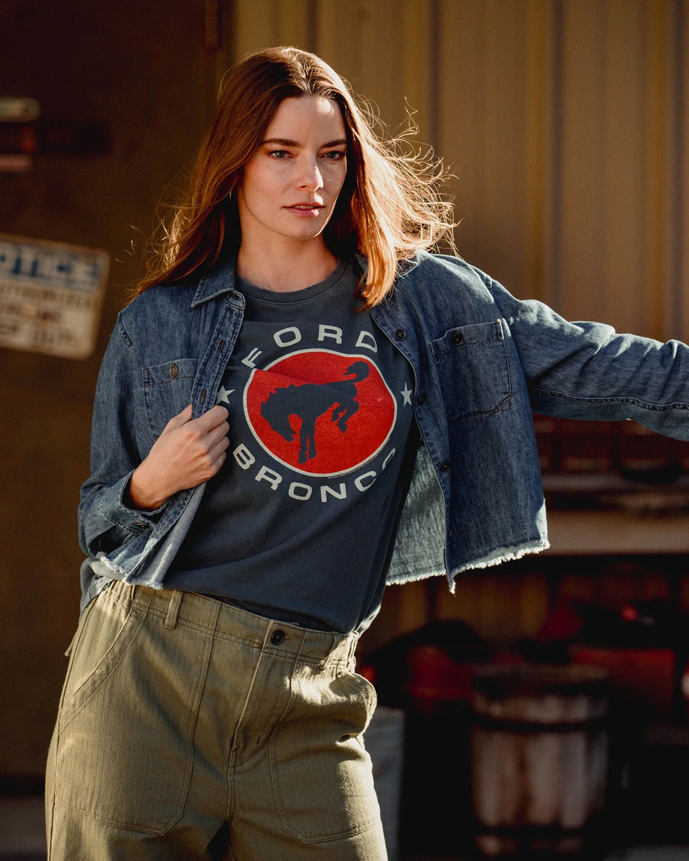 Women's Ford Bronco Vintage Tee - Image 3