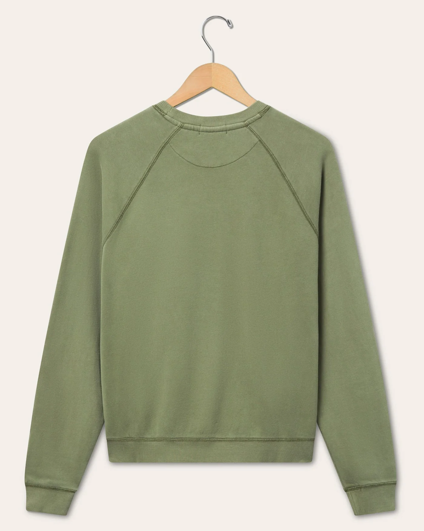 Women's French Terry Raglan Crew Fleece - Image 2
