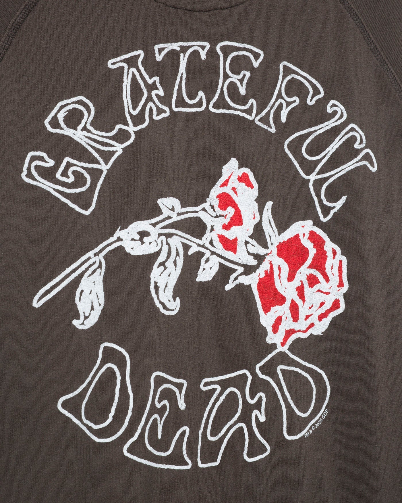 Women's Grateful Dead '72 Tour Raglan Crew Fleece - Image 5