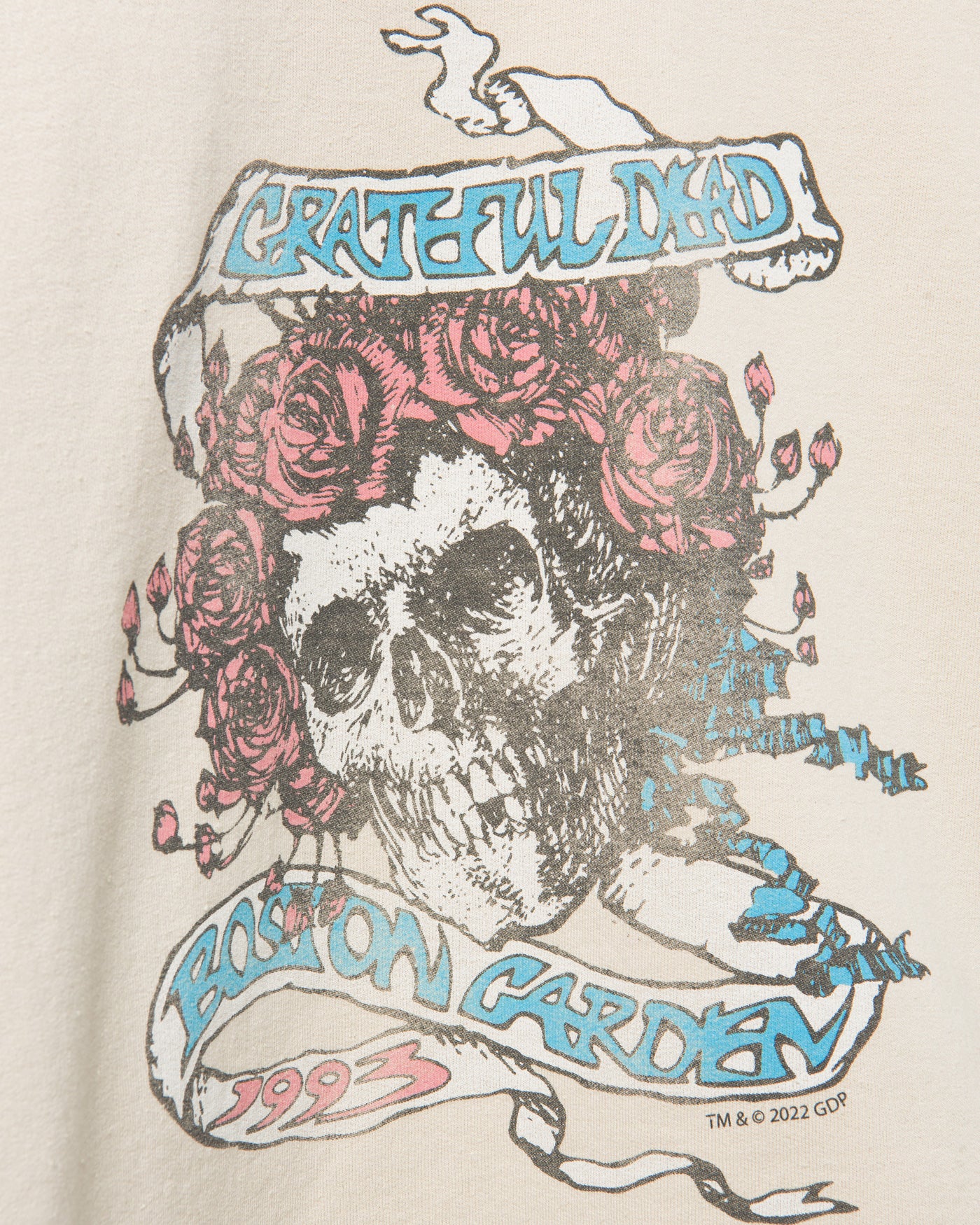 Women's Grateful Dead Boston Garden Flea Market Fleece Crop - Image 3