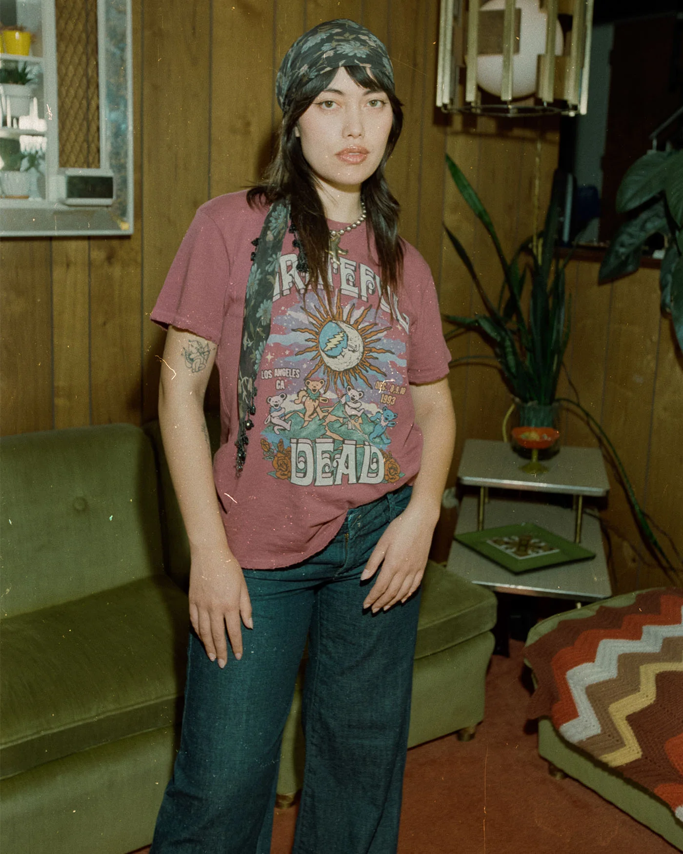 Women's Grateful Dead Los Angeles Vintage Tee - Image 3