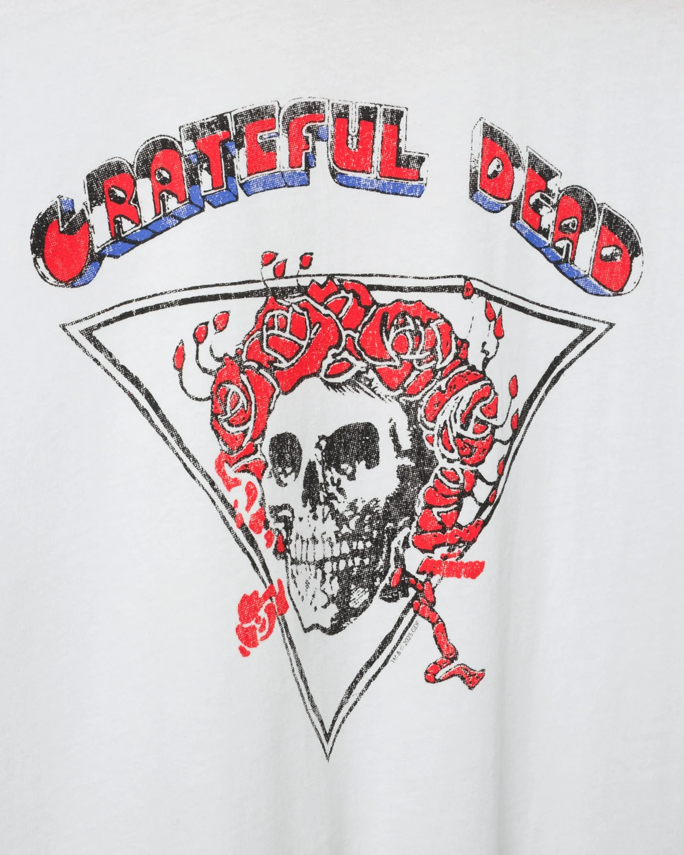 Women's Grateful Dead Striped Crop Tee - Image 5
