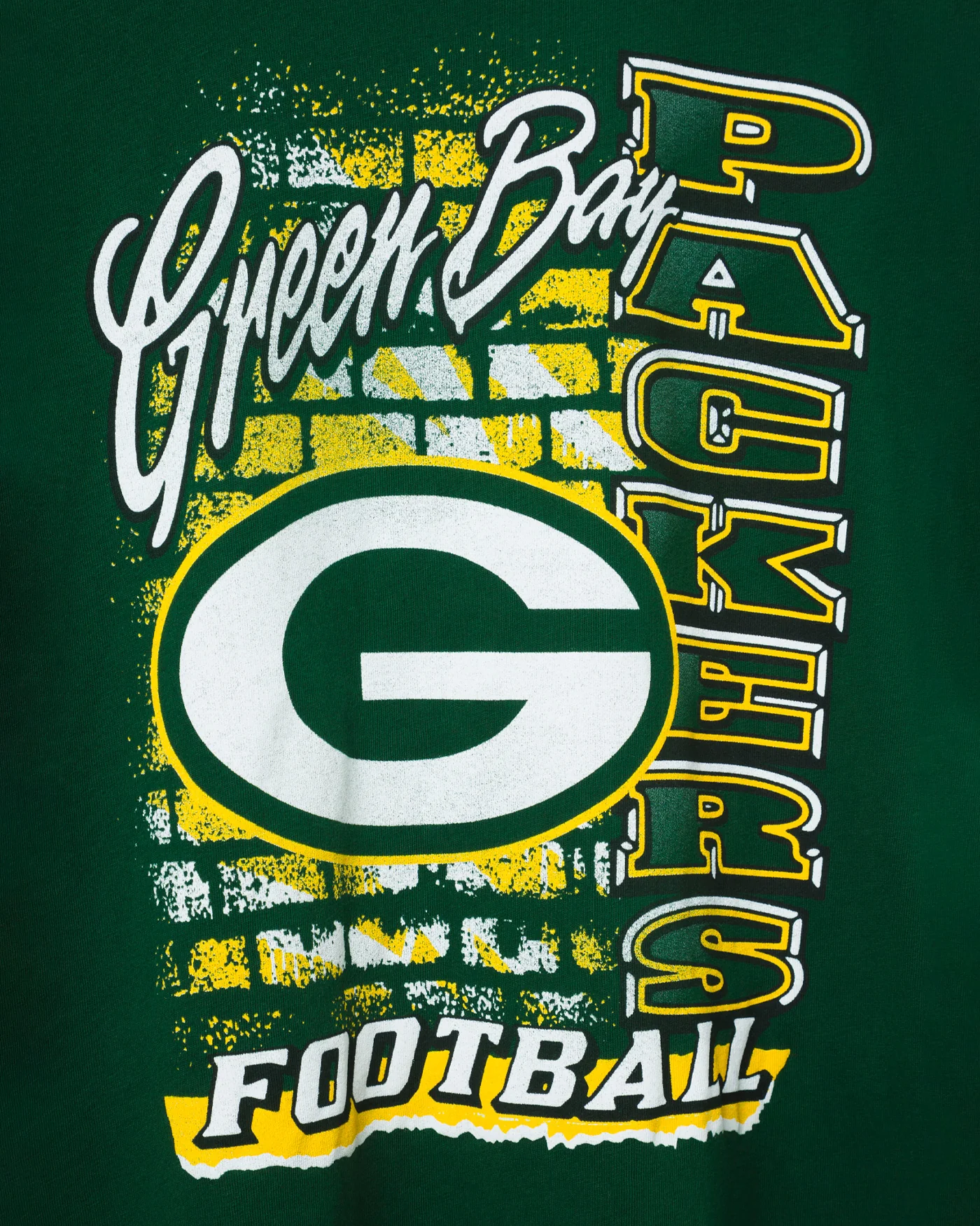 Women's Green Bay Packers Brick Vintage Tee - Image 5