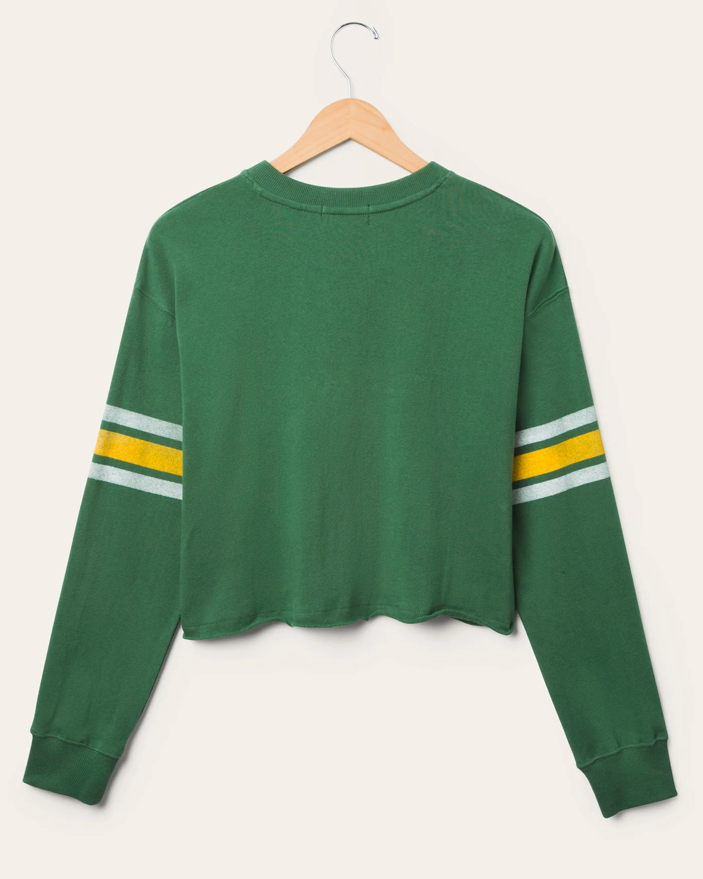 Women's Green Bay Packers Retro Crop Fleece - Image 2