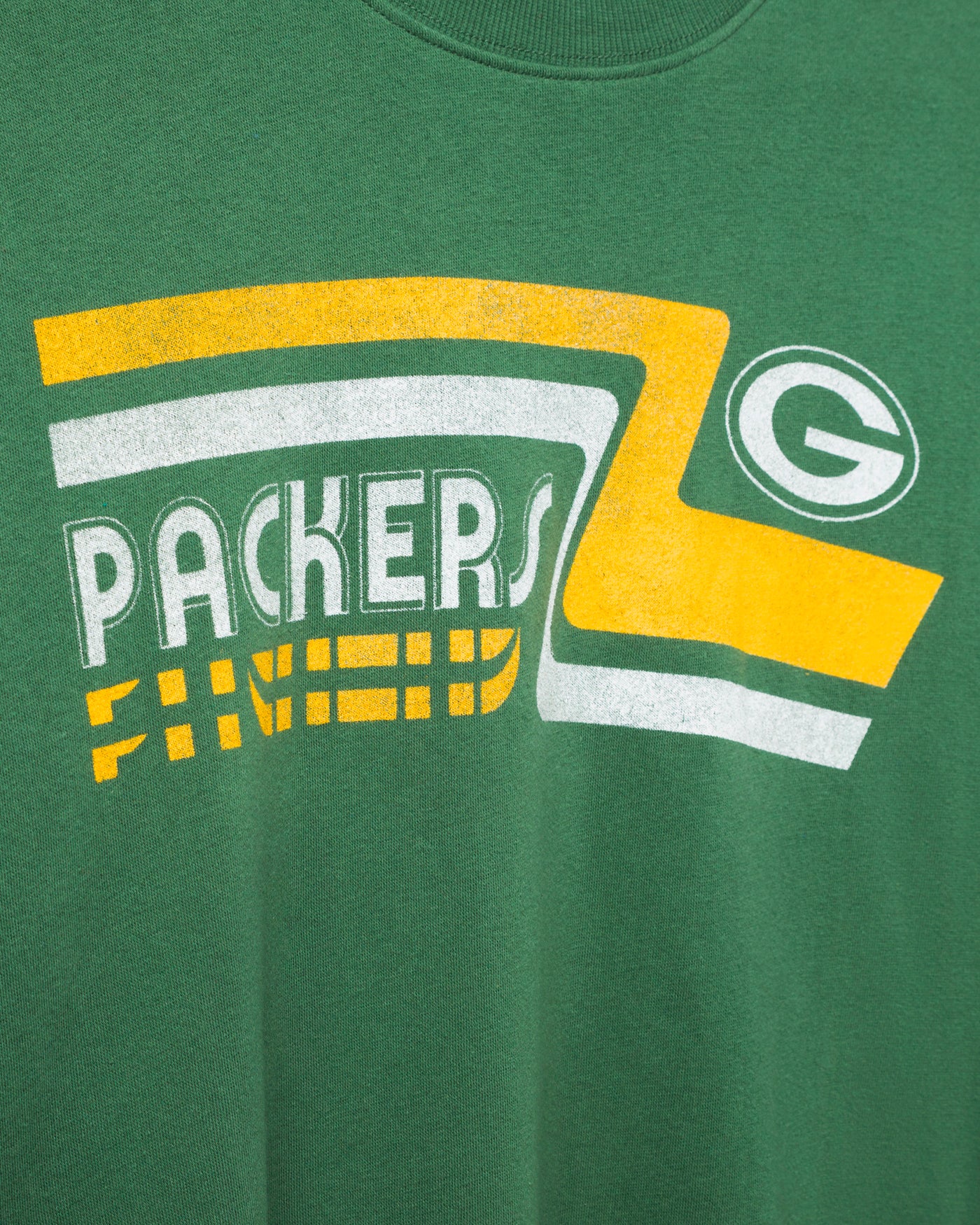 Women's Green Bay Packers Retro Crop Fleece - Image 3