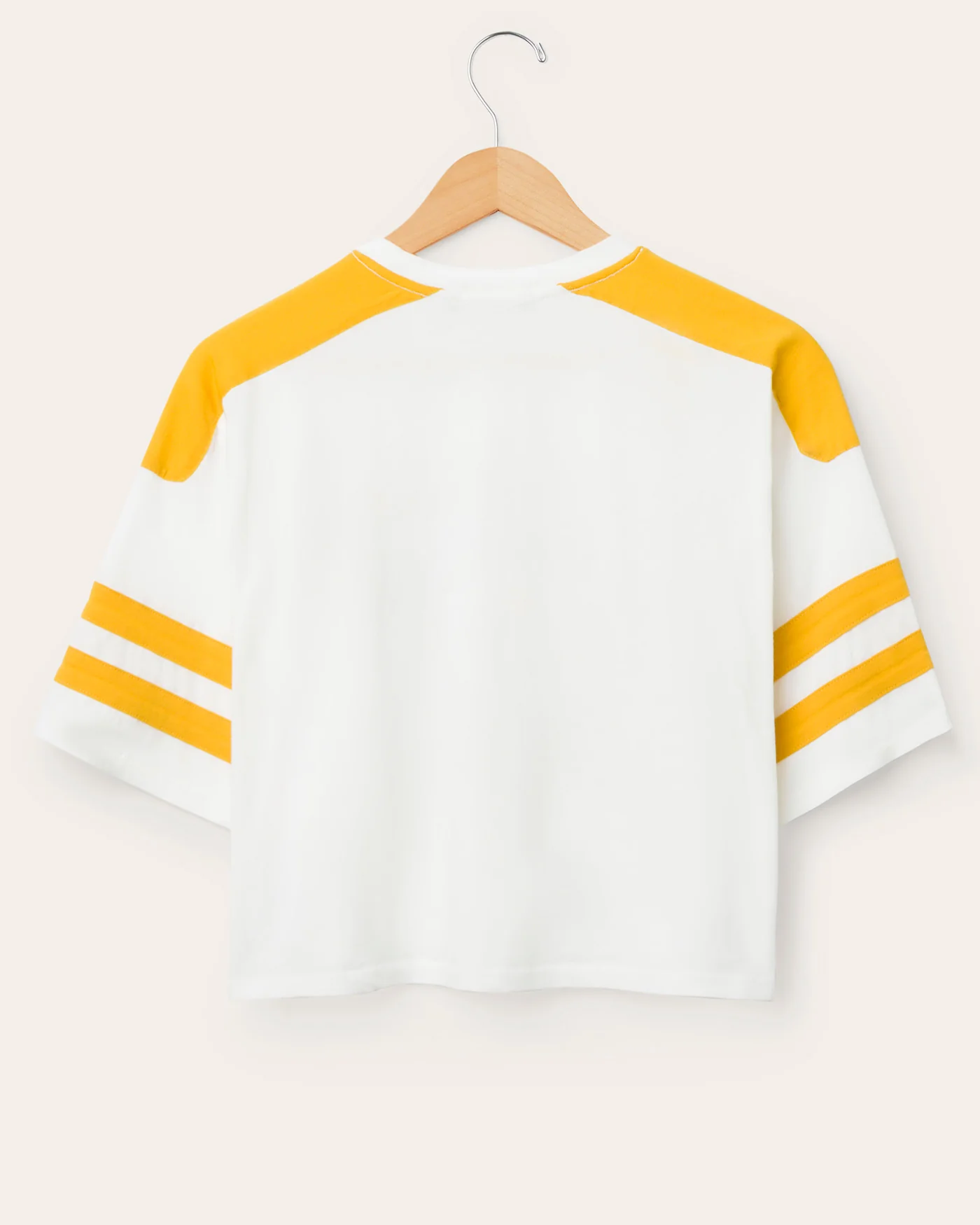 Women's Green Bay Packers Striped Crop Tee - Image 2