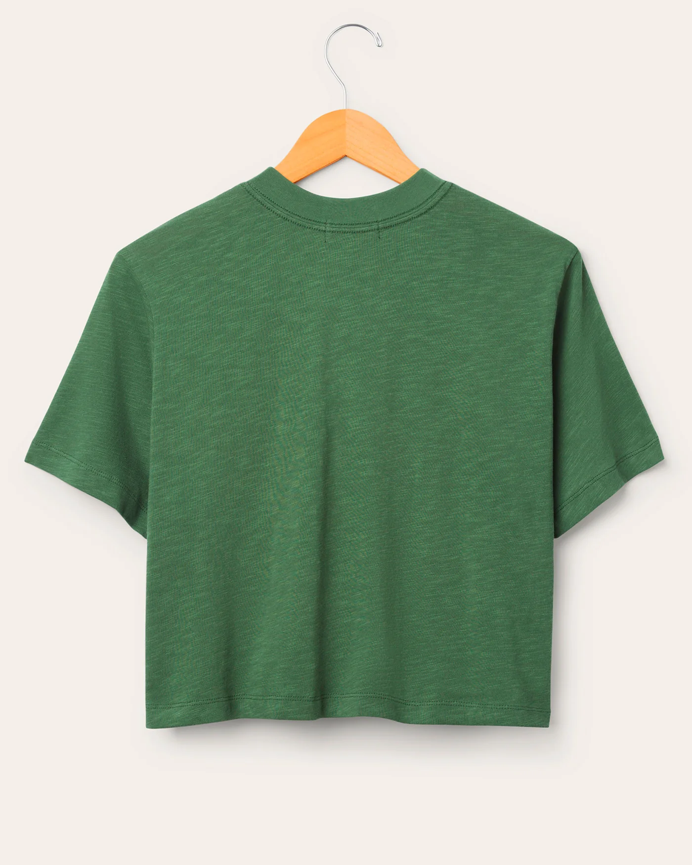 Women's Green Bay Packers Thrill Mock Neck Crop Tee - Image 2
