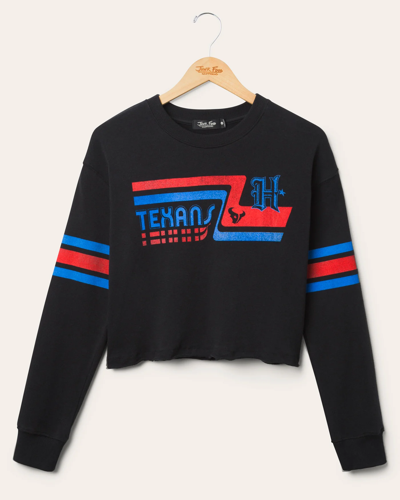 Women's Houston Texans Retro Crop Fleece