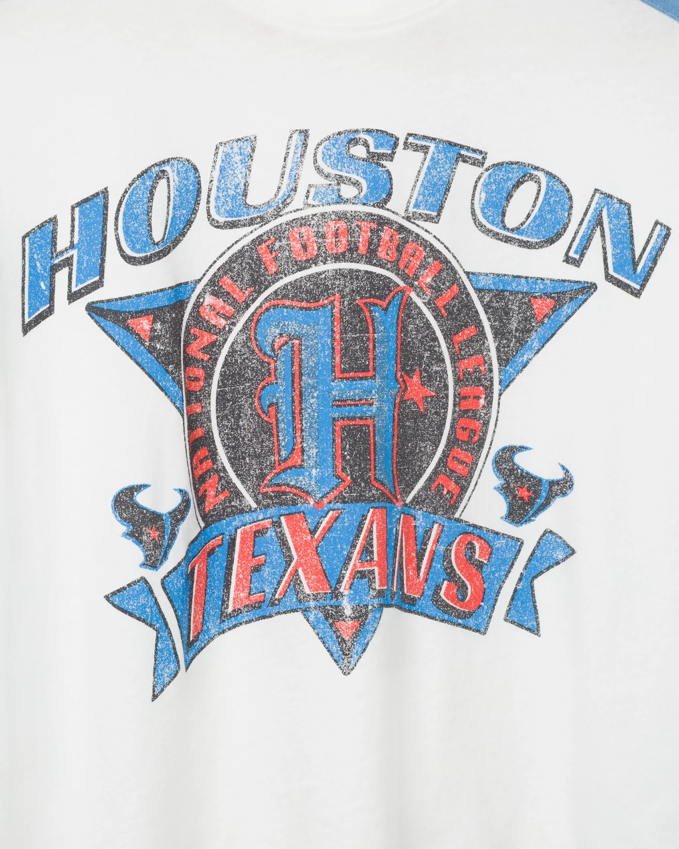 Women's Houston Texans Striped Crop Tee - Image 3
