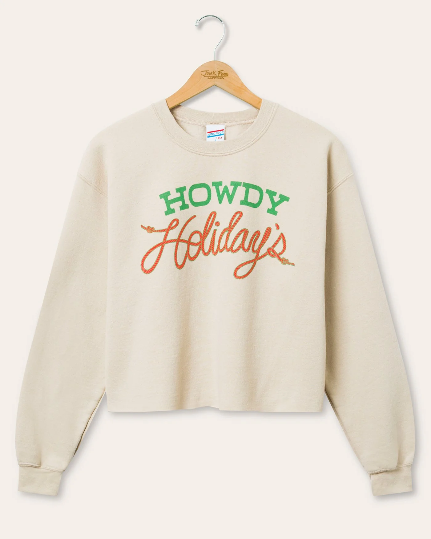 Women's Howdy Holiday's Flea Market Crop Fleece