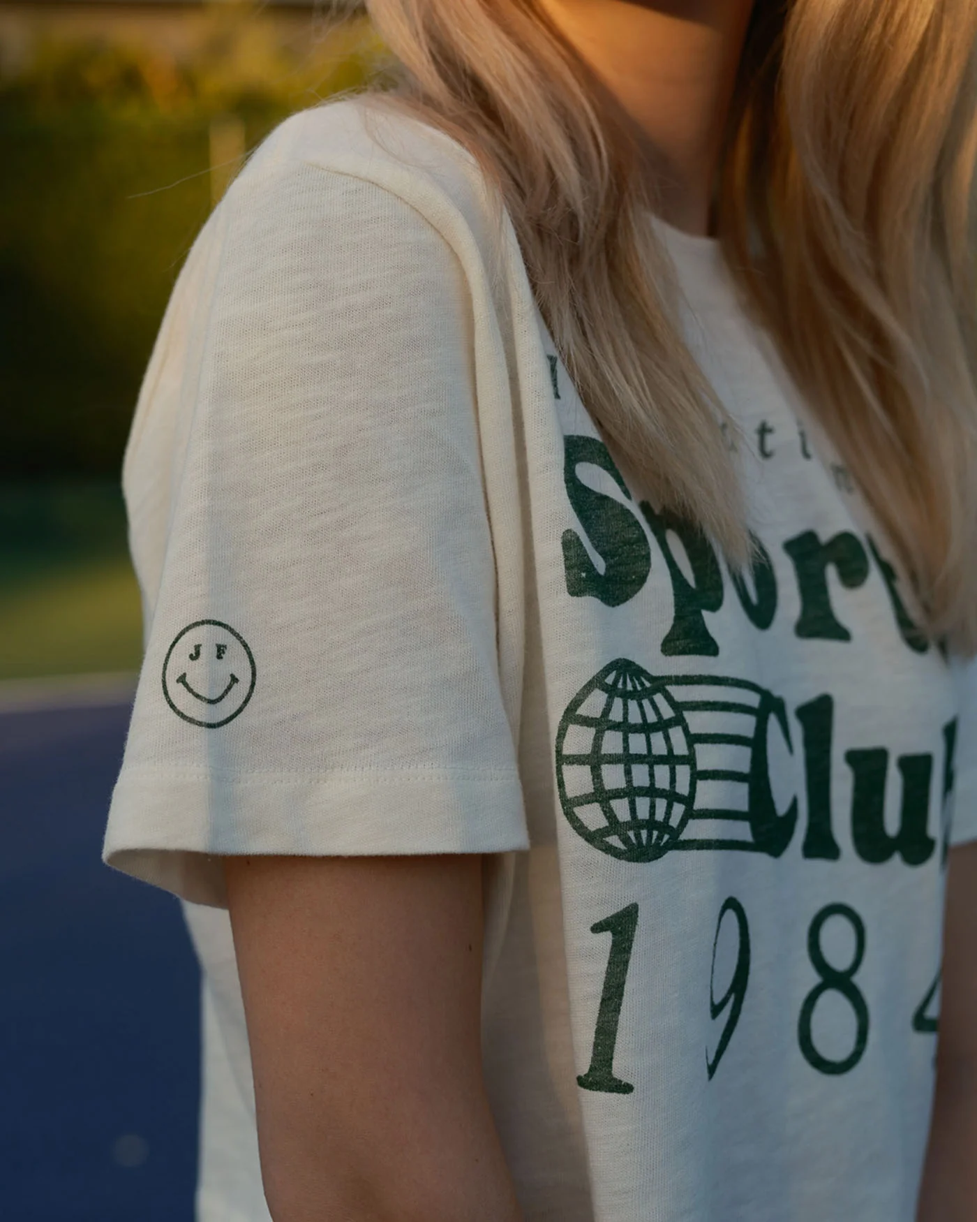 Women's International Sports Club 1984 Mock Neck Crop Tee - Image 4