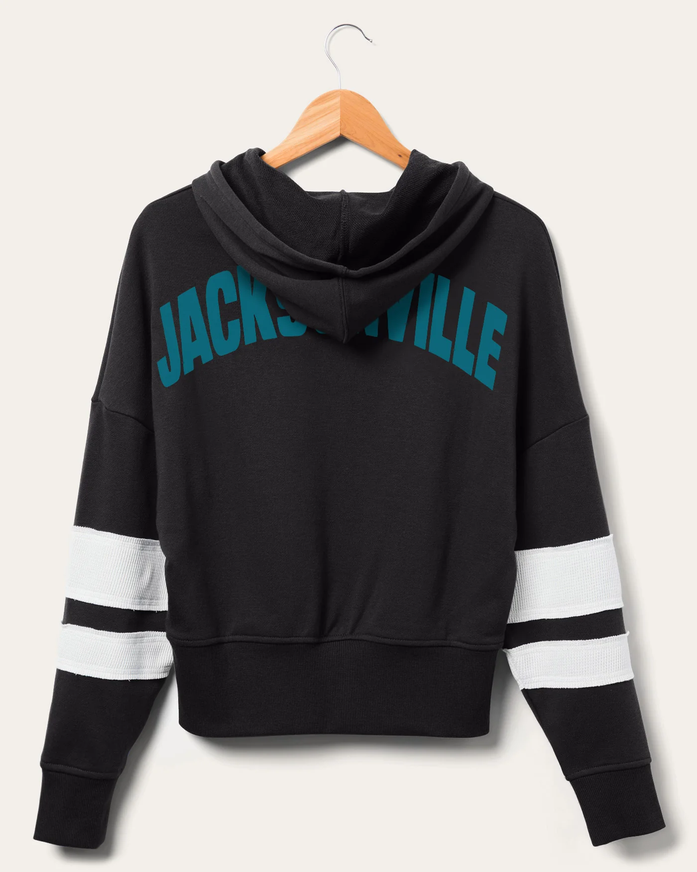 Women's NFL Jaguars Sideline Striped Fleece - Image 3