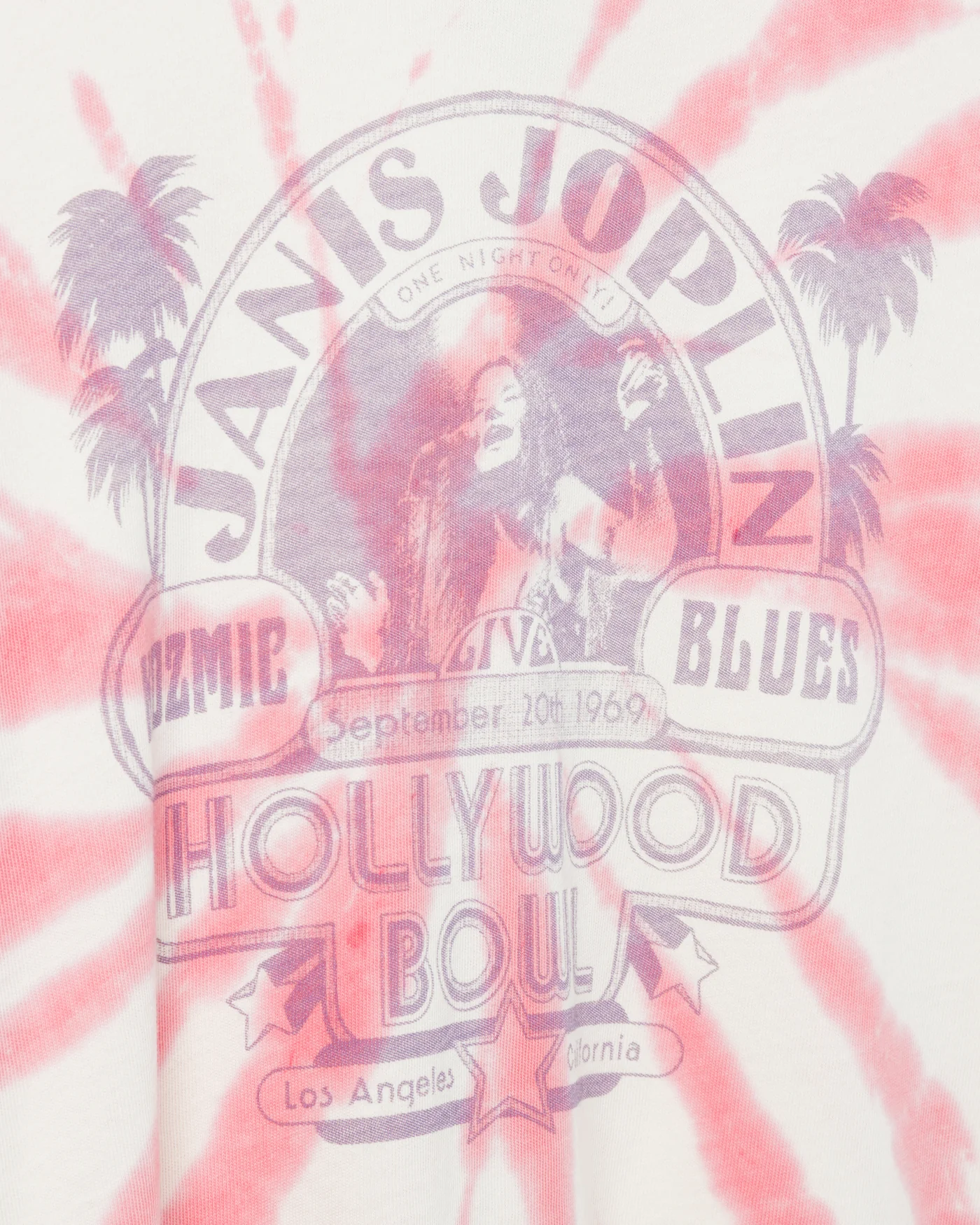 Women's Janis Joplin at the Hollywood Bowl Vintage Tee - Image 4