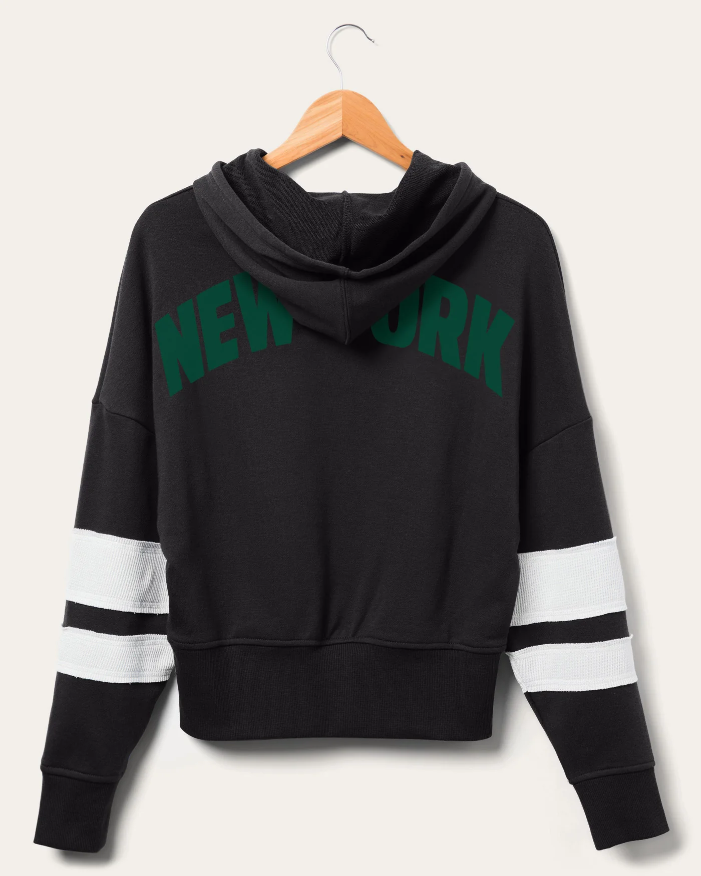 Women's NFL Jets Sideline Striped Fleece - Image 3