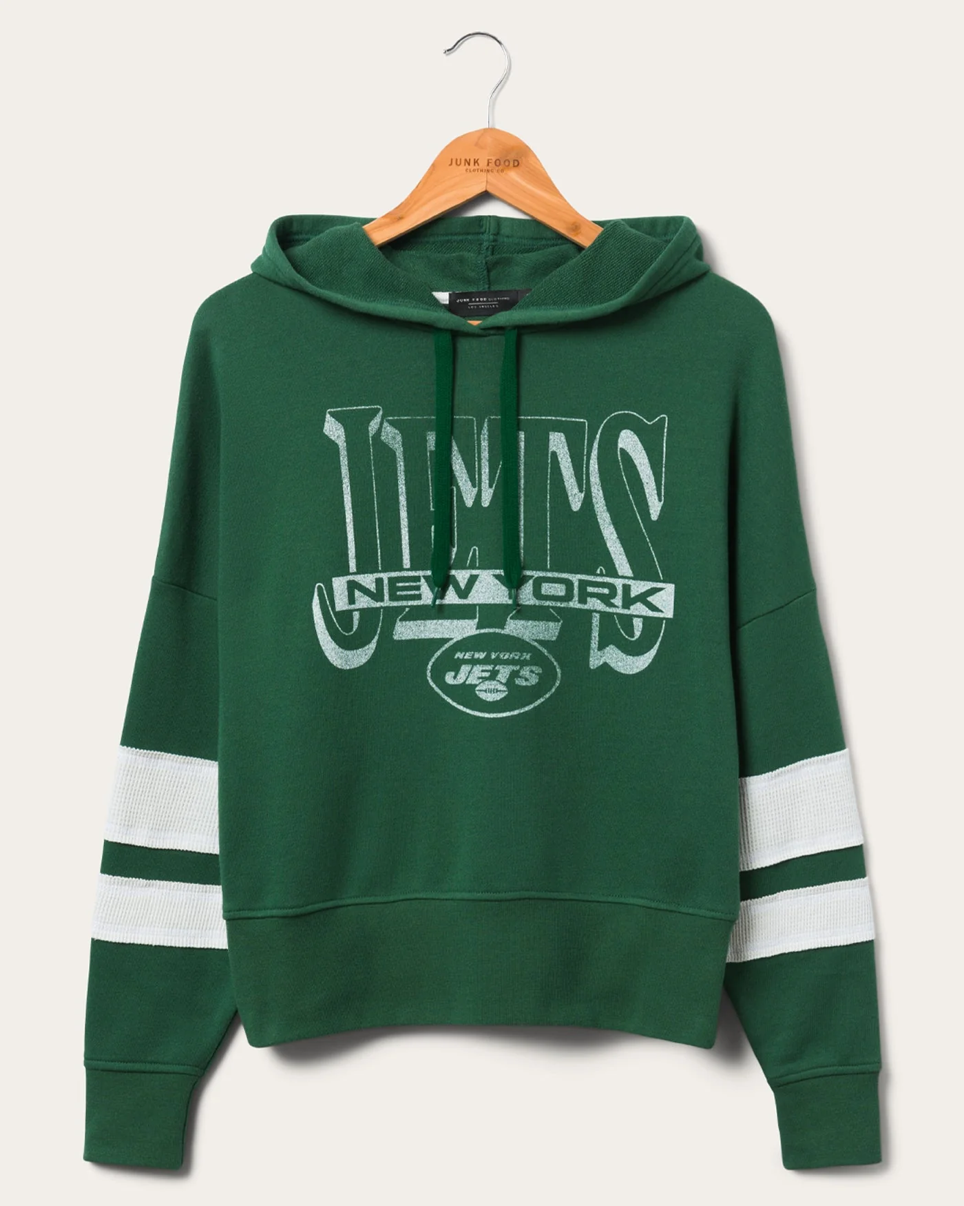 Women's New York Jets Stripe Hoodie