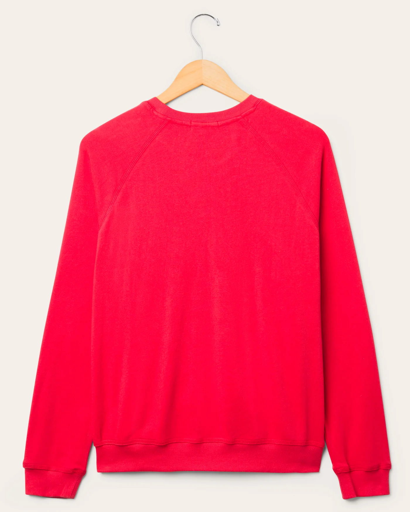 Women's Kansas City Chiefs Football Raglan Crew Fleece - Image 4